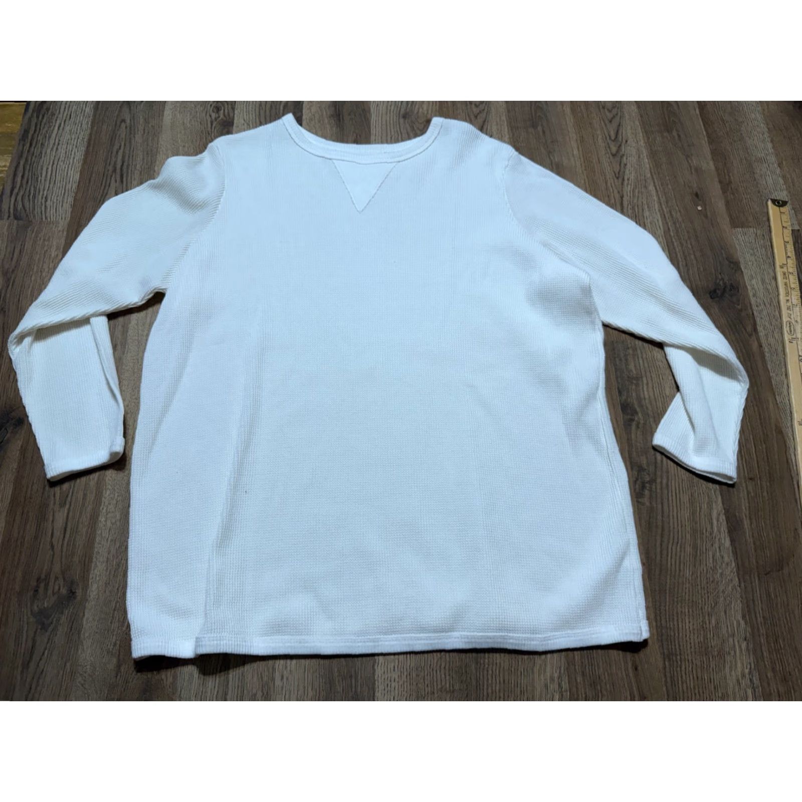 Vintage Woman Within Shirt Women's Size Large White Long Sleeve Crewneck Size L / US 10 / IT 46 - 2 Thumbnail