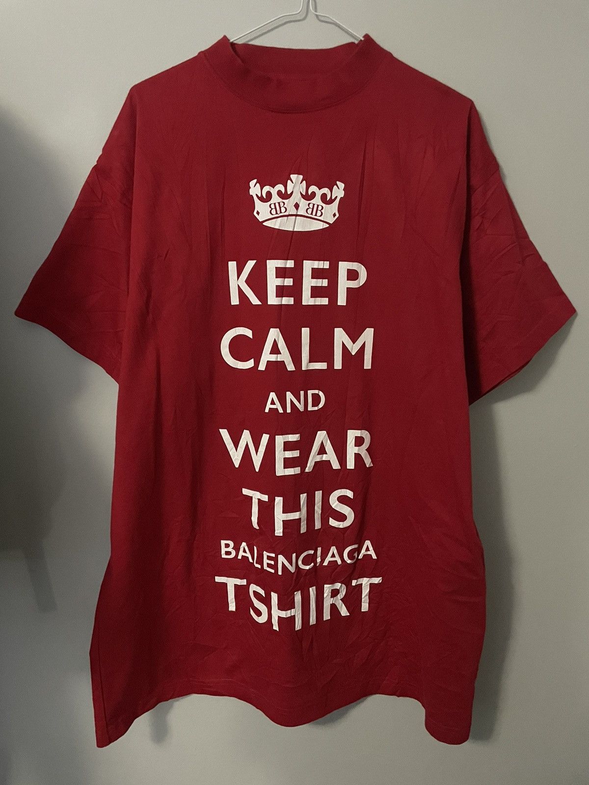 SS2025 Balenciaga Keep Calm T Shirt
