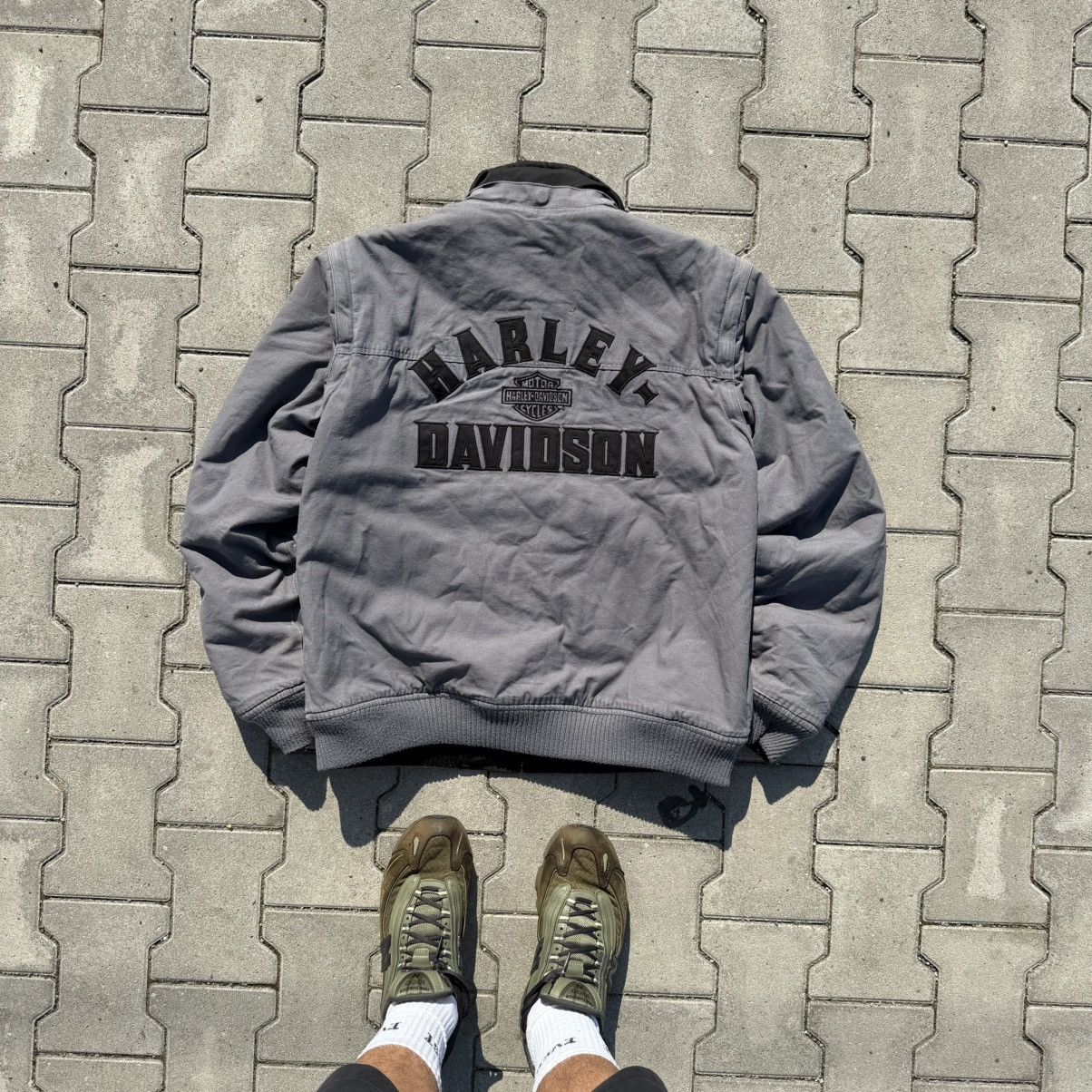 Harley Davidson Harley Davidson Rare Revisable Jacket 3 in 1 Streetwear Hype Size US L / EU 52-54 / 3 - 12 Thumbnail