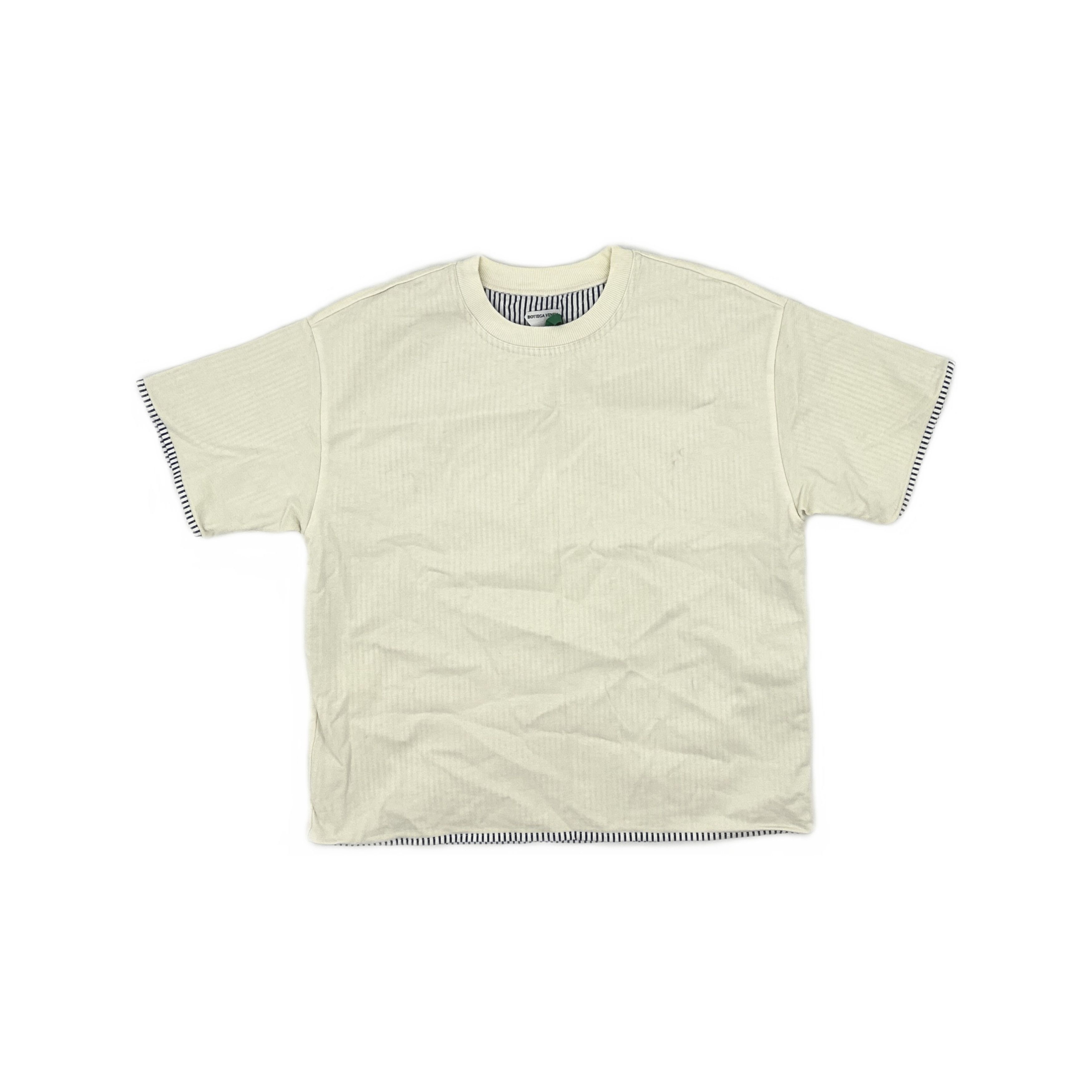 Bottega Veneta Bottega Veneta Striped Hem T-Shirt Size XS Size XS / US 0-2 / IT 36-38 - 1 Thumbnail