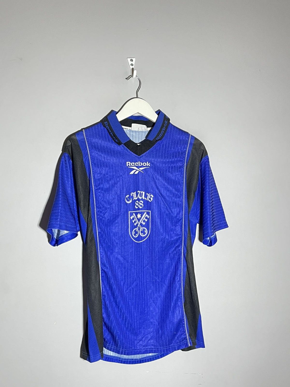 Reebok × Vintage Huttwil Reebok Vintage 90’s Centre Logo Y2k Football Shirt Size US M / EU 48-50 / 2 - 2 Thumbnail