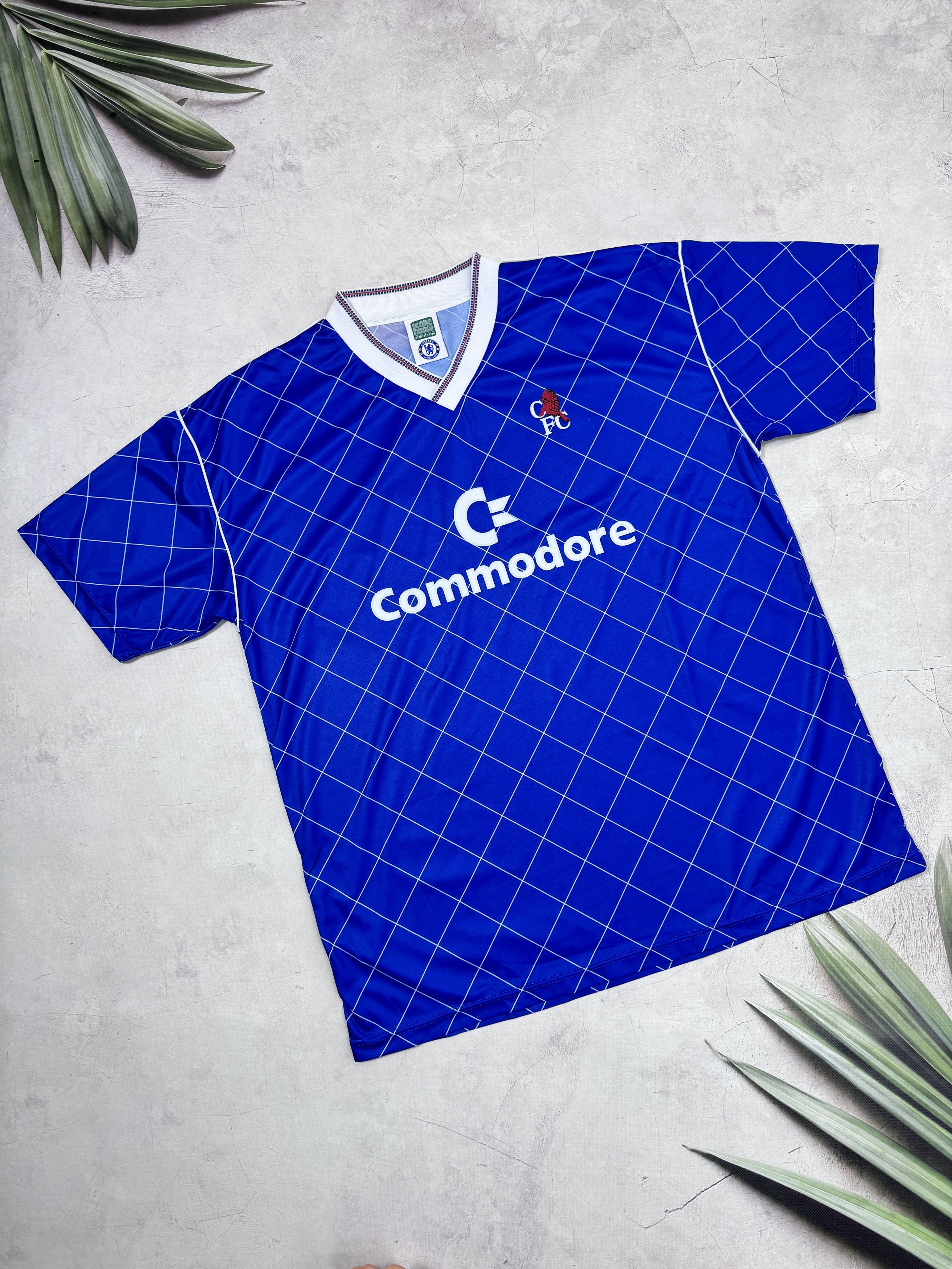 Chelsea Soccer 1987-89 Chelsea Home Shirt by Score Draw Size US XXL / EU 58 / 5 - 1 Thumbnail