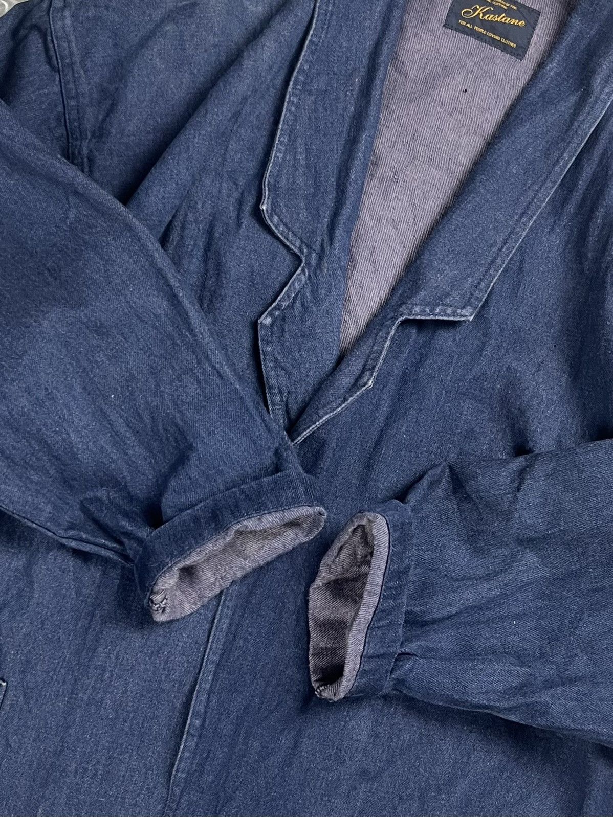 Japanese Brand Vintage Kastane Open Denim Jacket Size US S / EU 44-46 / 1 - 10 Thumbnail