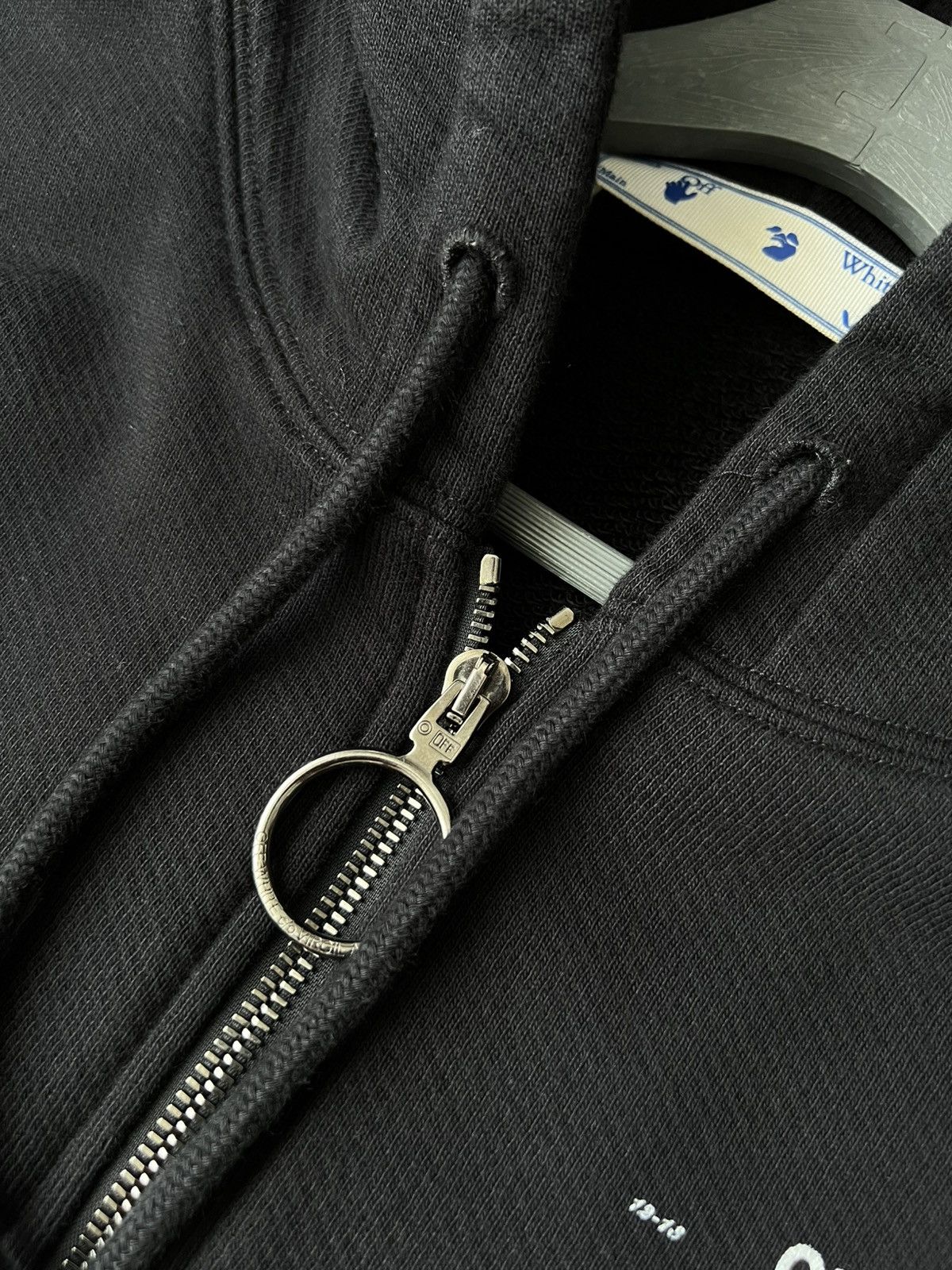 Off-White Off-White Puzzle Zip Hoodie Black M Women’s Rare Streetwear Size M / US 6-8 / IT 42-44 - 11 Thumbnail