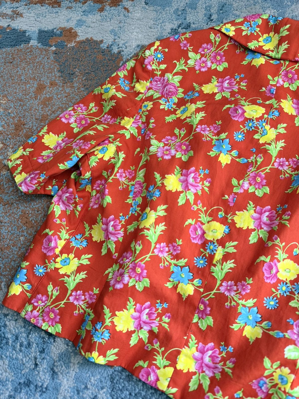 Versus Versace Vintage Versus By Gianni Versace AW 1993 Floral Print Top Size S / US 4 / IT 40 - 11 Thumbnail