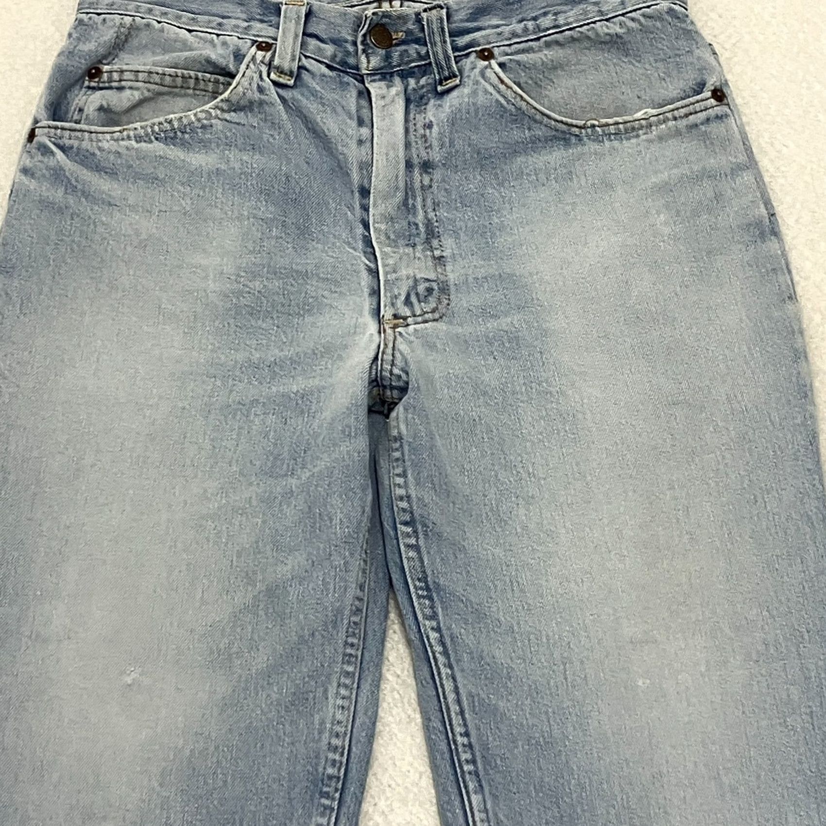 Levi's VINTAGE Levi’s 505 Jeans Adult Blue Regular Straight Leg Orange Tab 70s 80s 90s Denim Mens Size US 32 / EU 48 - 2 Thumbnail
