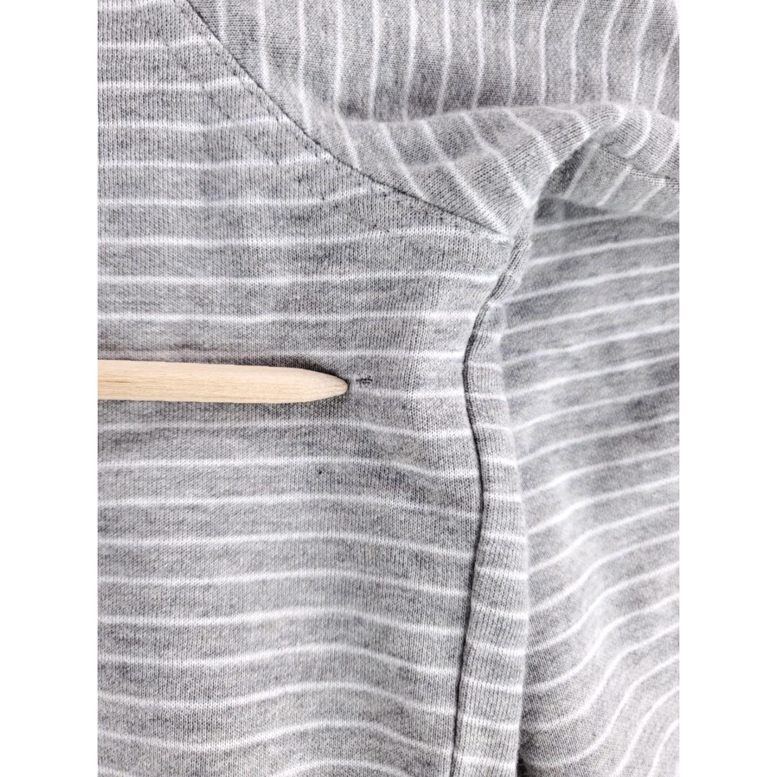 Peter Millar Peter Millar Crown Comfort 1/4 Zip Grey White Striped Long Sleeve Mens XL Size US XL / EU 56 / 4 - 4 Thumbnail