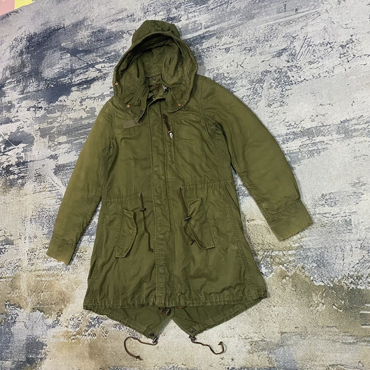 Japanese Brand × Vintage Vintage Japan Panaji Sherpa Military Parka Jacket Size L / US 10 / IT 46 - 3 Thumbnail