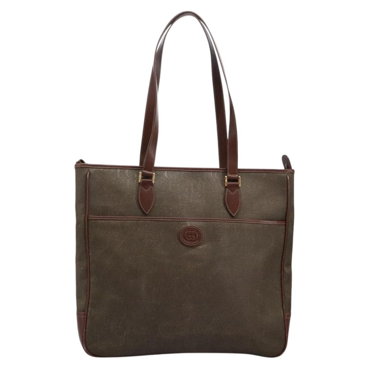 Gucci GUCCI Tote Bag Canvas Khaki 002 39 002 39 Size ONE SIZE - 2 Thumbnail