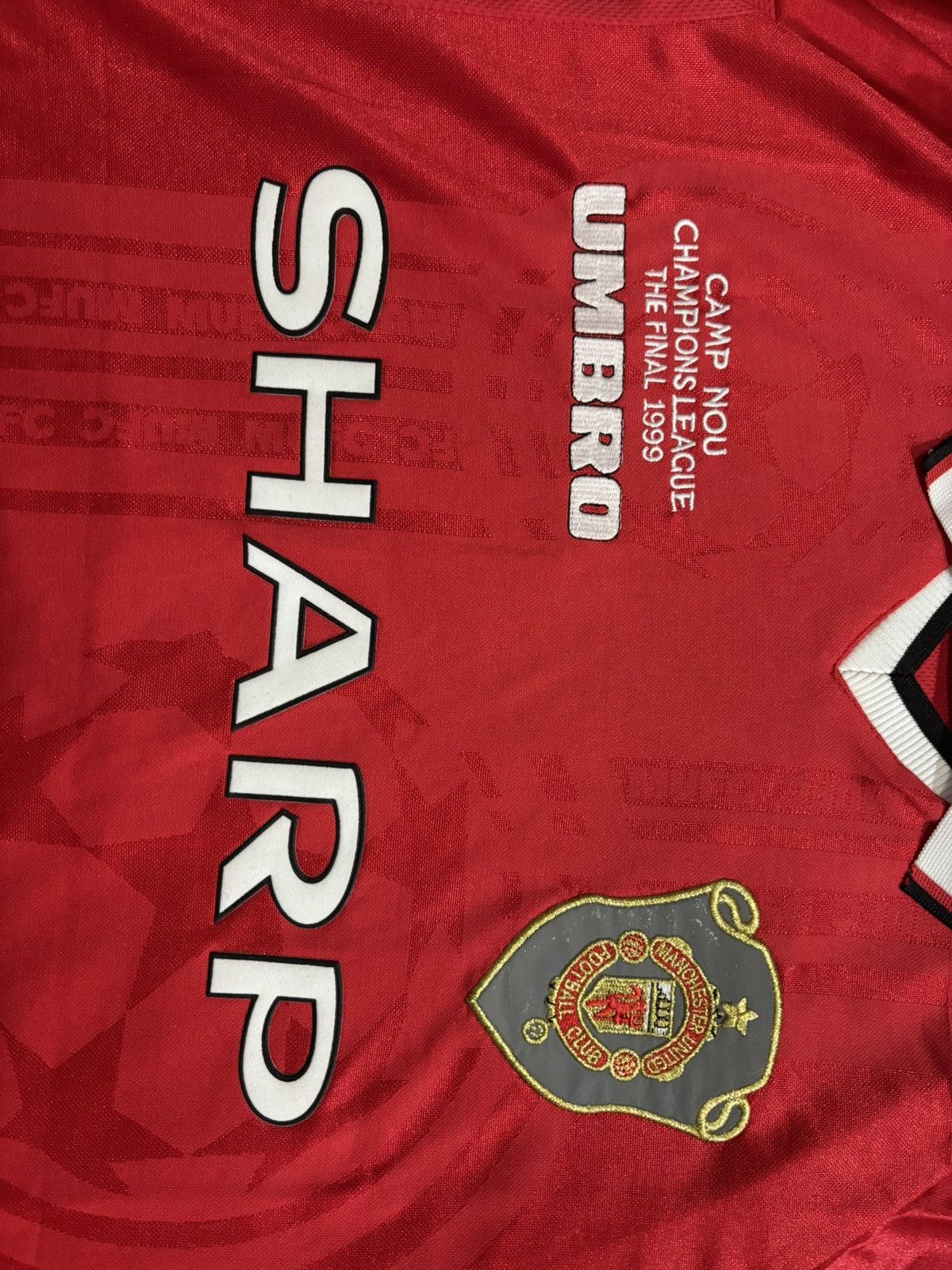 Umbro 1999-2000 Manchester United Home Jersey size XL Size US XL / EU 56 / 4 - 4 Thumbnail