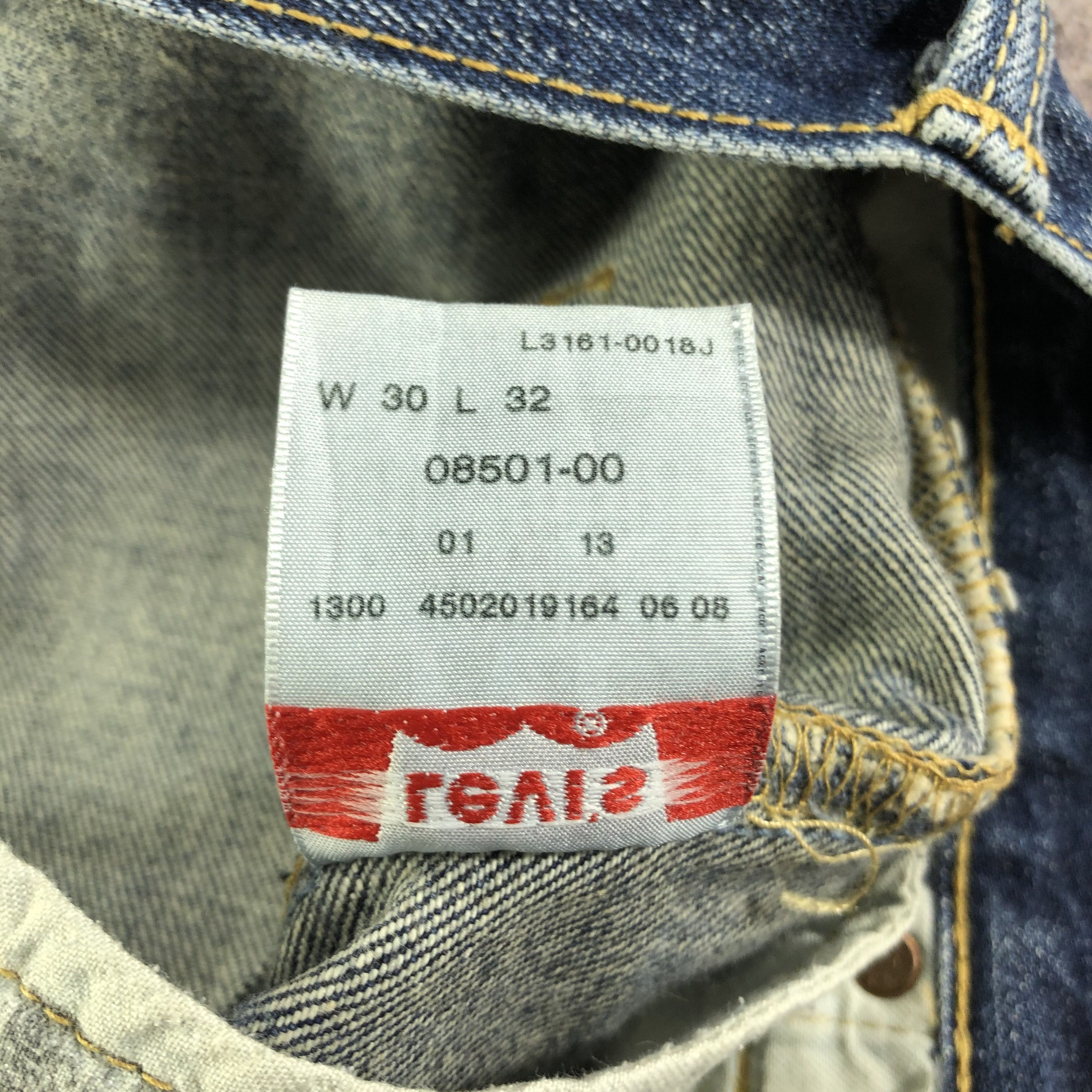 Levi's Vintage Blue Wash Levis 501 Jeans-JM3313 Size US 31 - 14 Thumbnail
