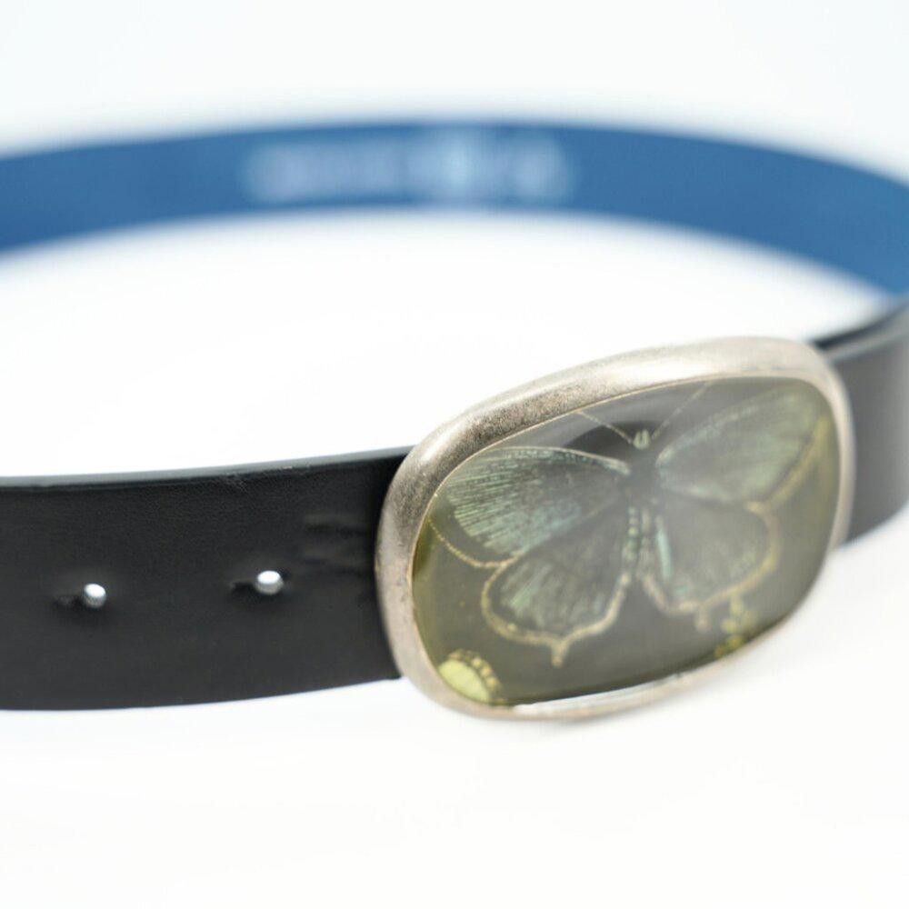 Vera Pelle Vera Pella Vintage Leather Butterfly Belt Size Medium Size ONE SIZE - 6 Thumbnail