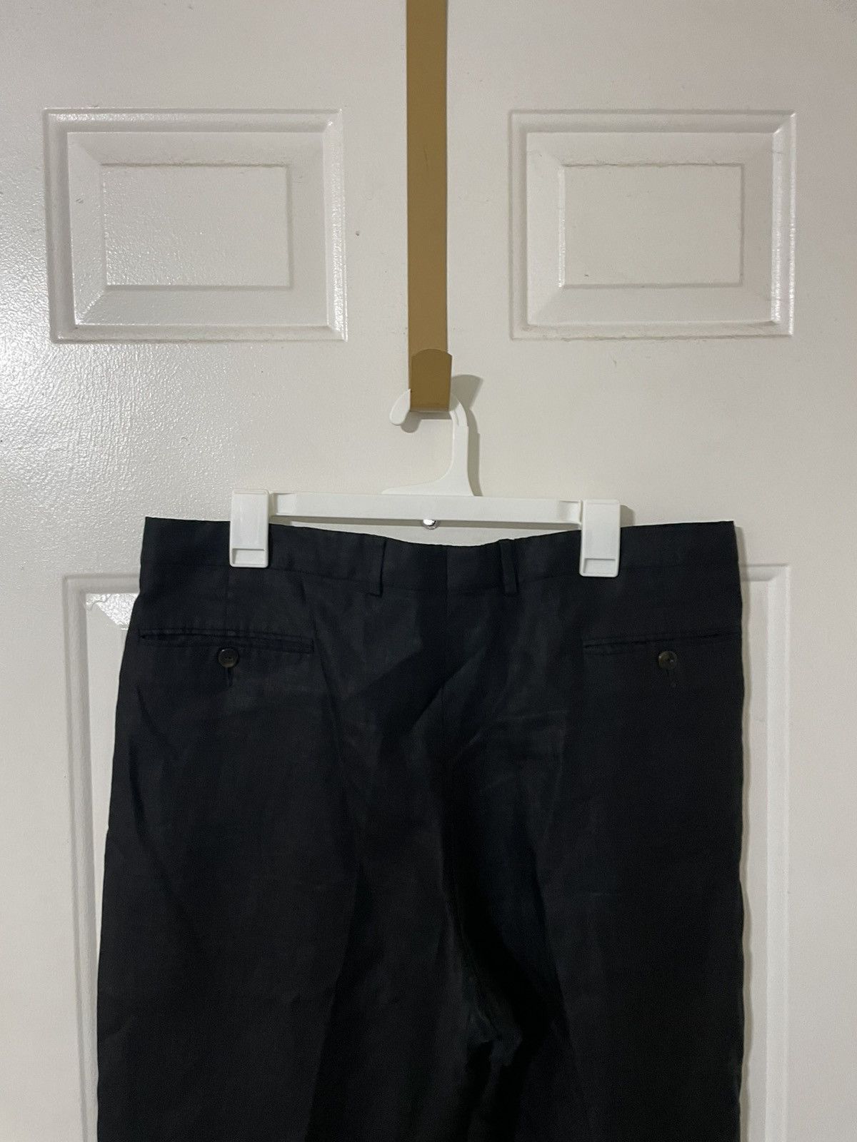 Saks Fifth Avenue Mondo Linen Pleated pants Size US 38 / EU 54 - 6 Thumbnail