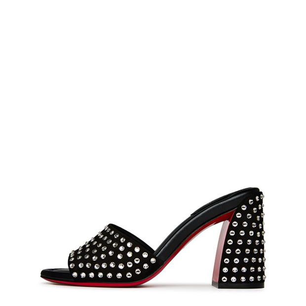 Christian Louboutin Jane 85mm Heeled Mules Size US 9 / IT 39 - 3 Thumbnail