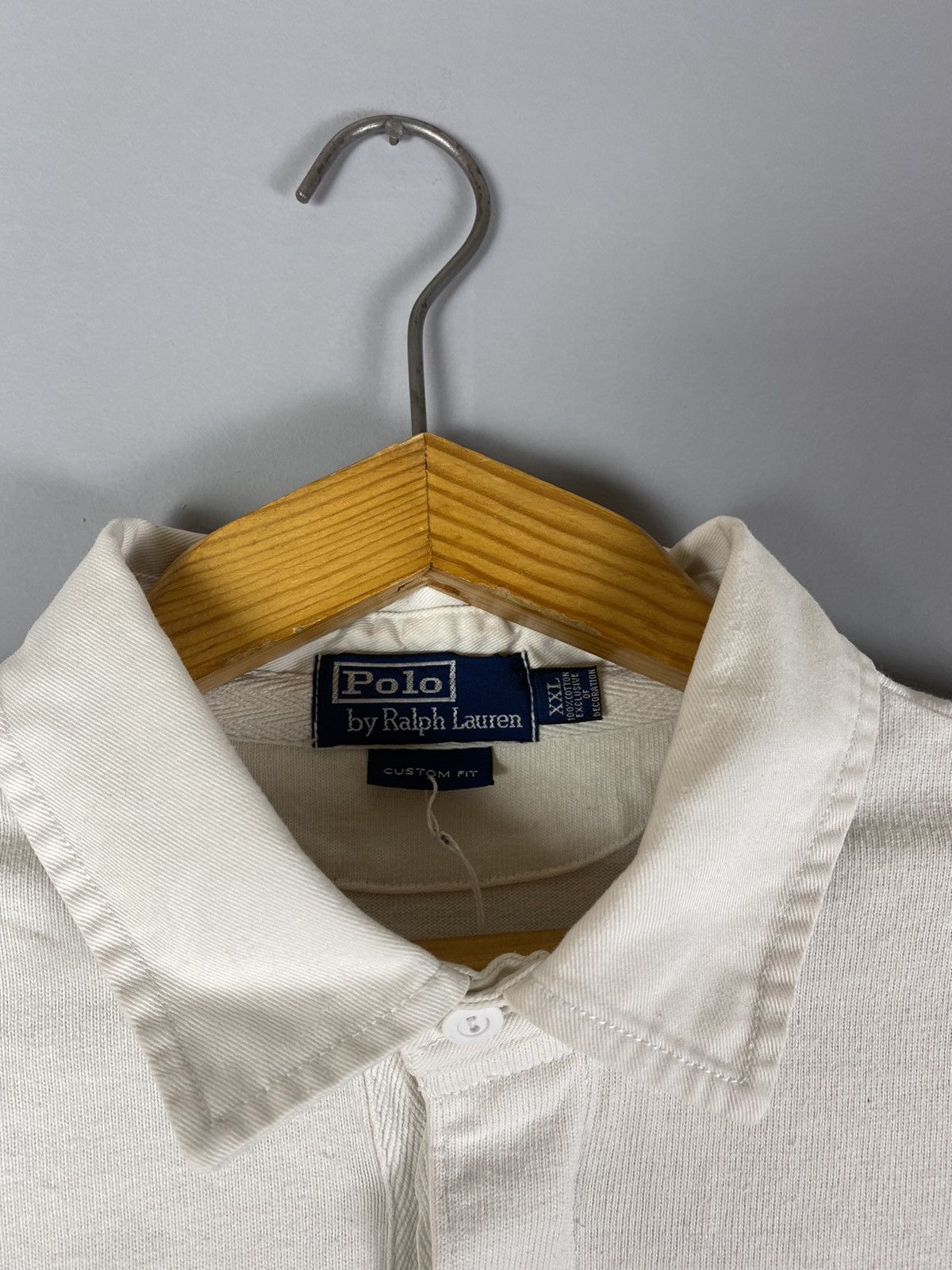 Vintage Vintage Polo Ralph Lauren rugby long sleeve Size US XXL / EU 58 / 5 - 6 Thumbnail