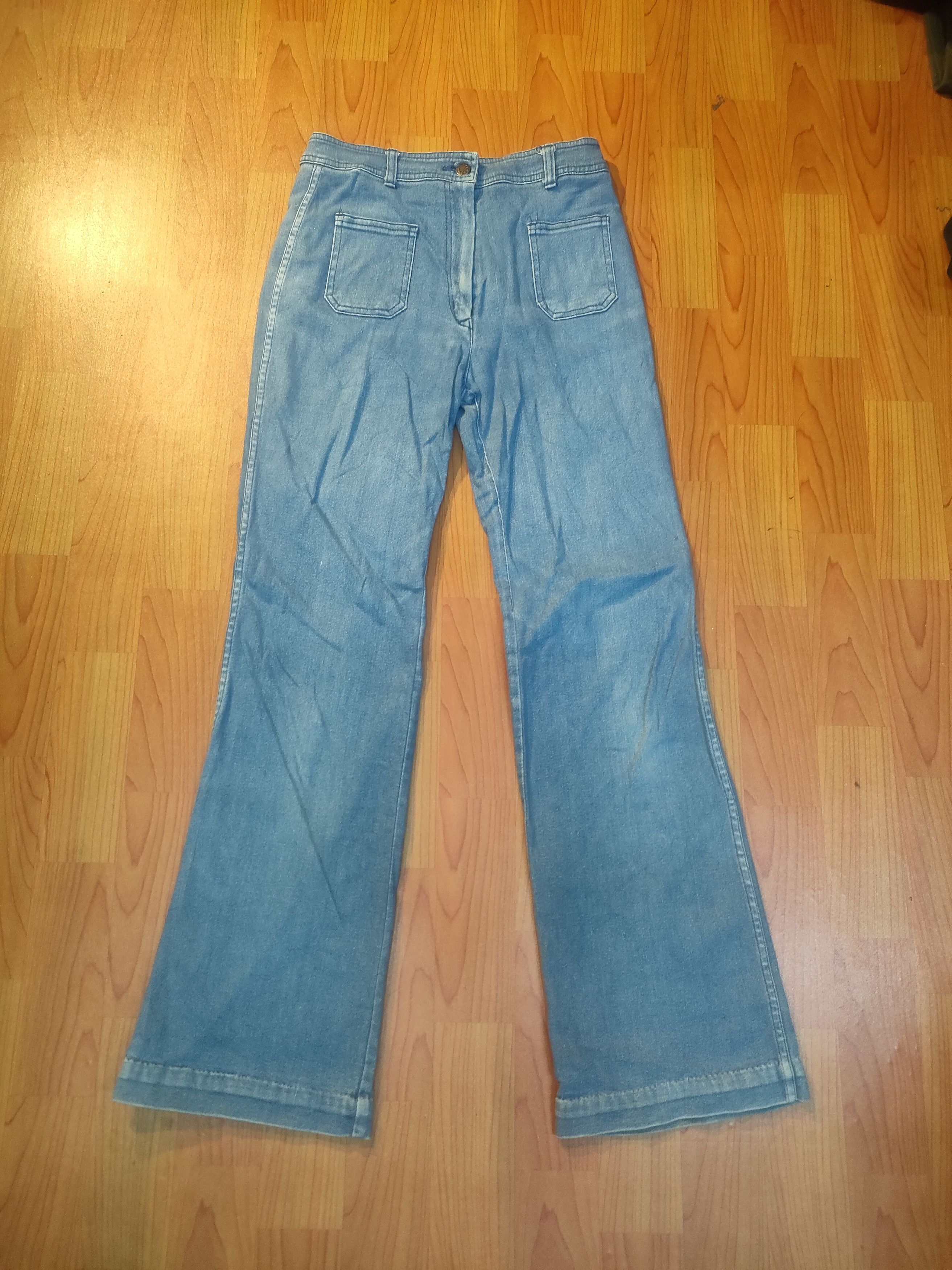 If Six Was Nine × Japanese Brand Vintage Elvis Flare Jeans Size US 27 - 1 Thumbnail