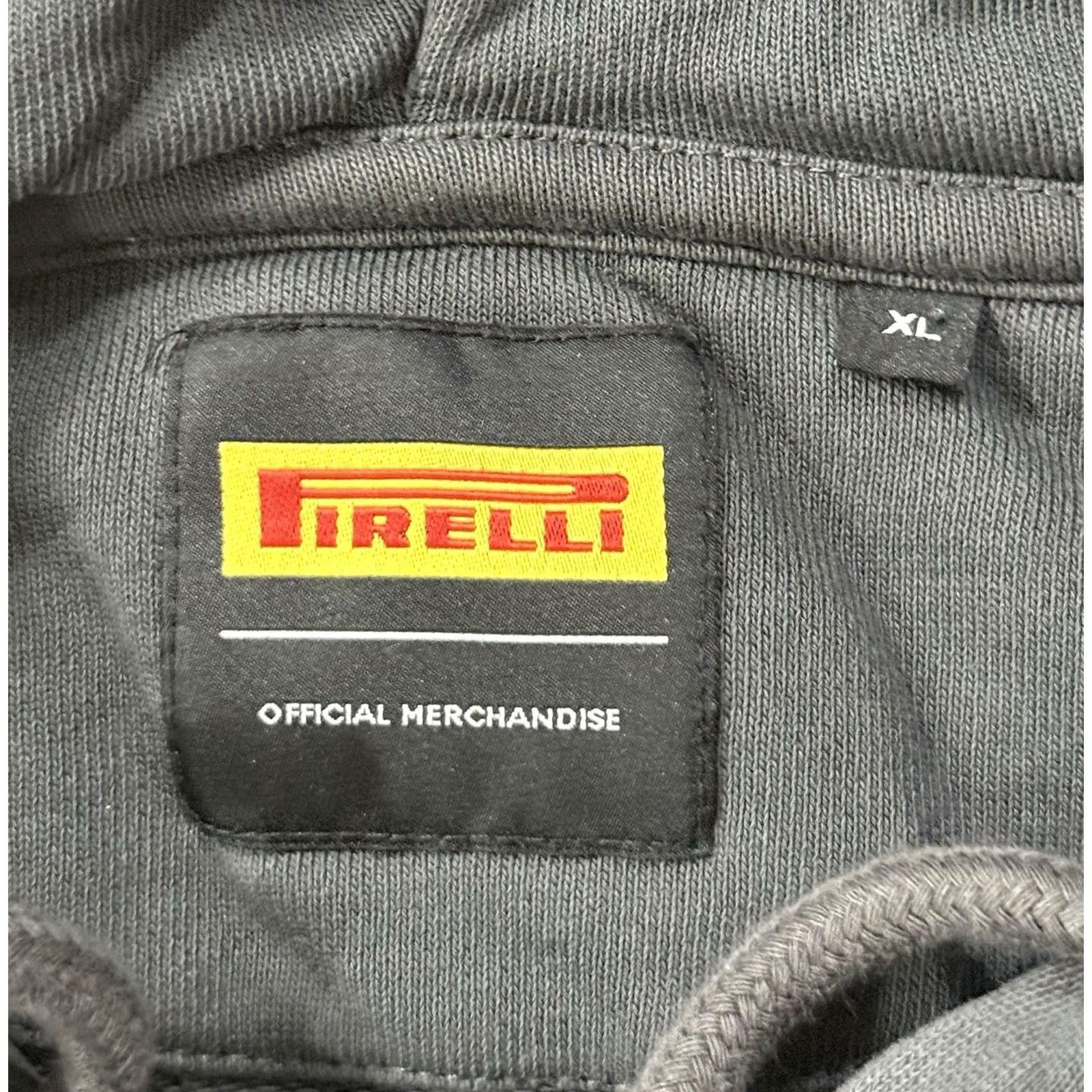 Vintage Pirelli Hooded Sweatshirt Racing Hoodie XL Gray Mens Size US XL / EU 56 / 4 - 6 Thumbnail