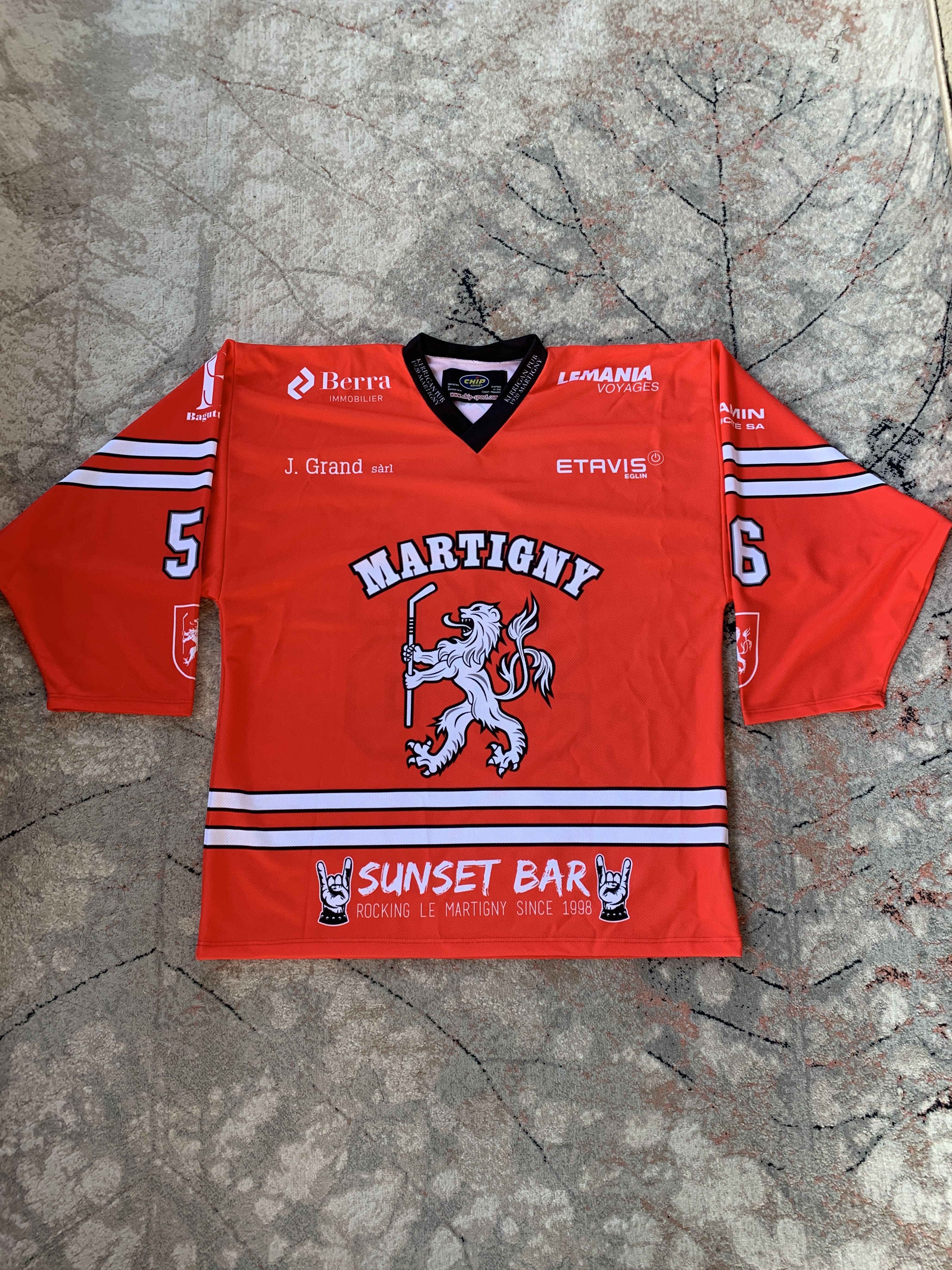 NHL Chip Sport Duay Besse 56 Martigny Hockey Jersey Size US XL / EU 56 / 4 - 1 Thumbnail