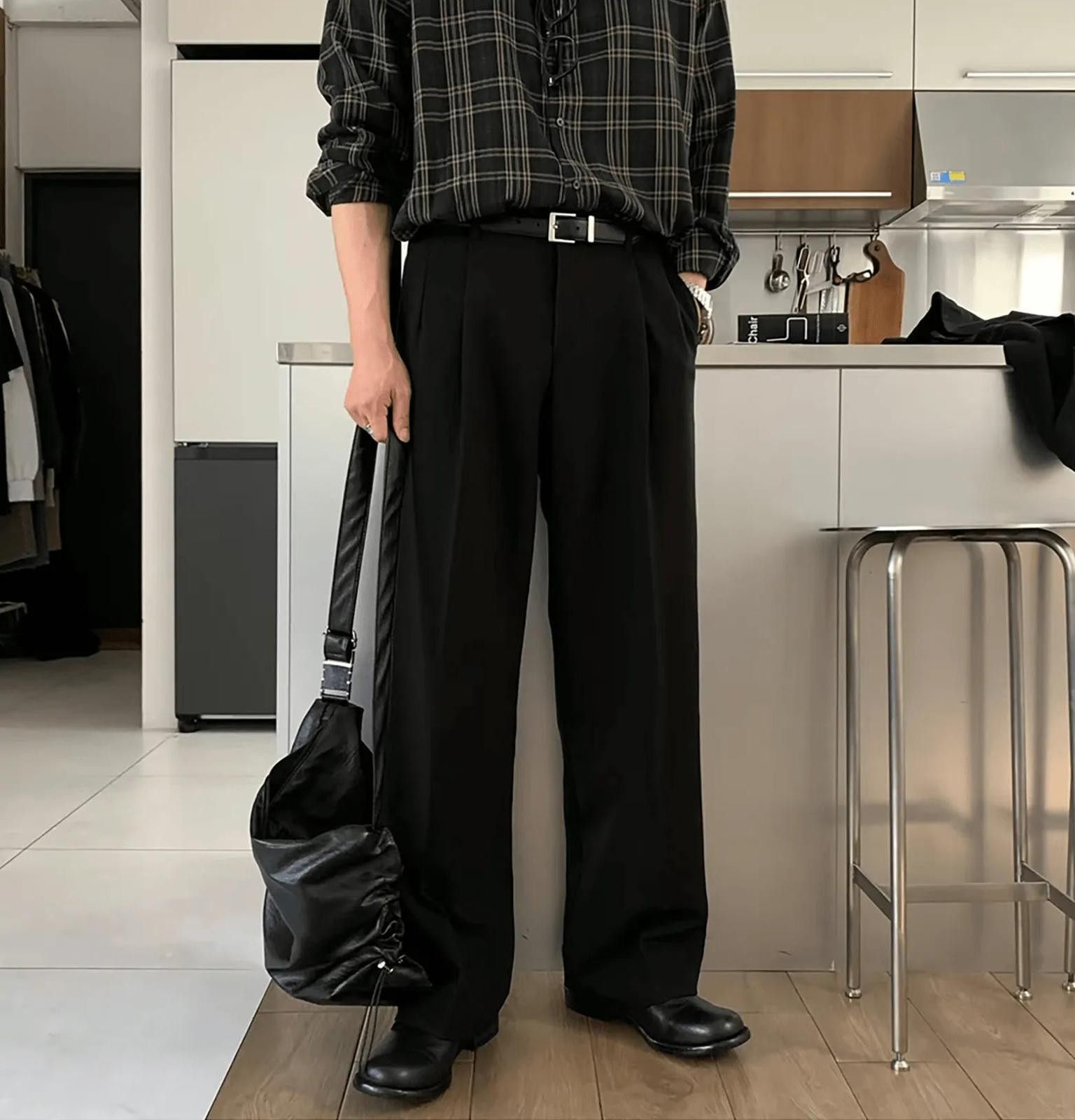 Other Pleat Front Black Dress Pants Size US 32 / EU 48 - 1 Thumbnail