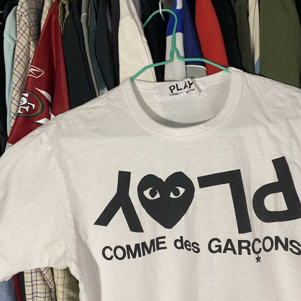 Comme des Garcons VINTAGE COMME DES GARSONS TEE FRONT BIG LOGO Size US M / EU 48-50 / 2 - 7 Thumbnail