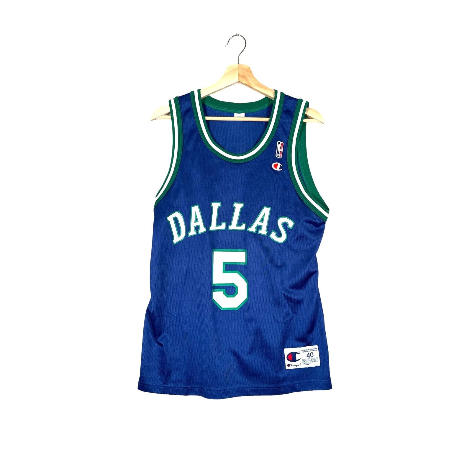 Champion × NBA × Vintage Vintage 1990's Dallas Mavericks Jason Kidd Champion Jersey Size US M / EU 48-50 / 2 - 1 Thumbnail