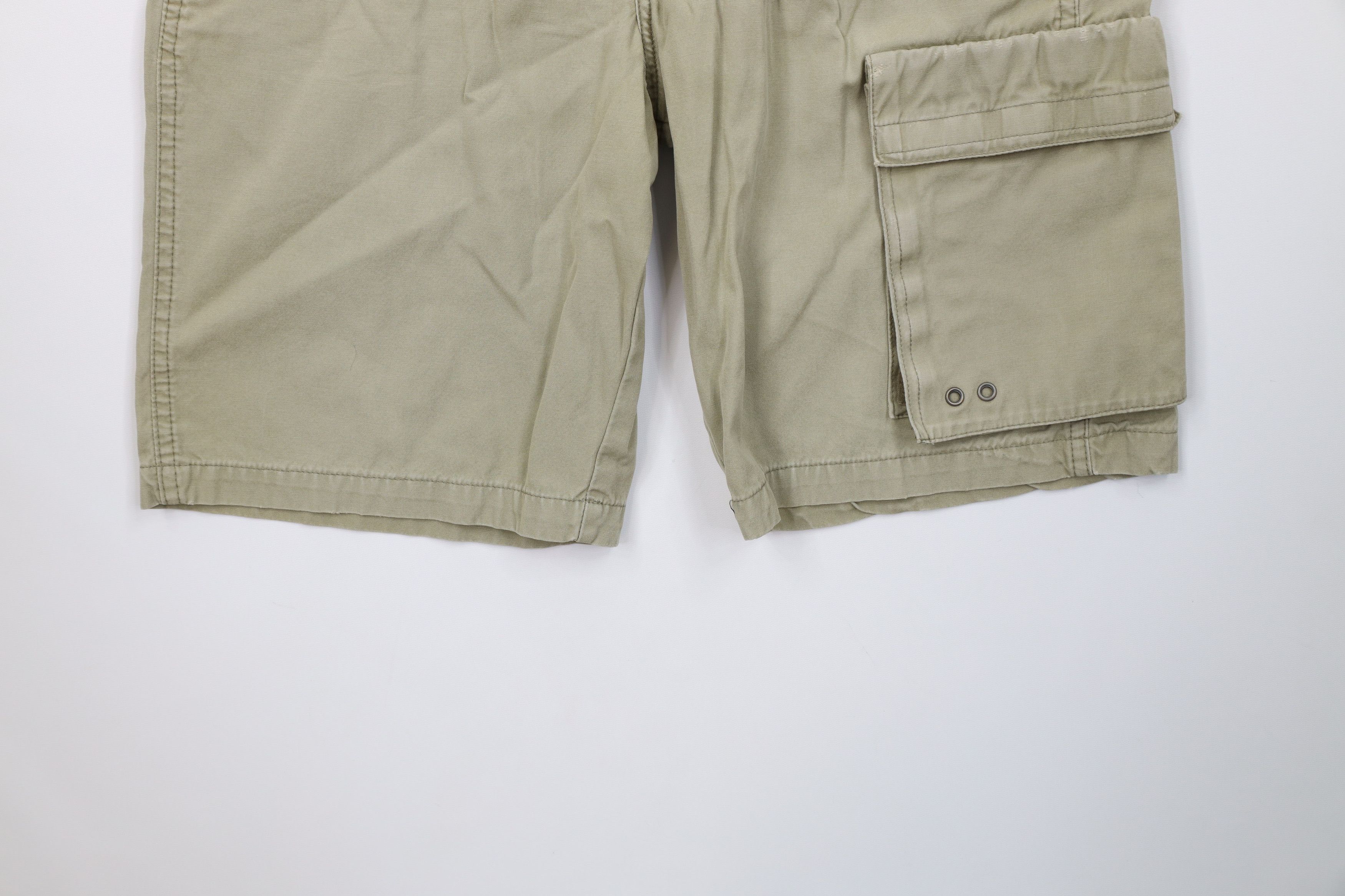 Levi's Vintage Y2K 2001 Levis L2 Big Pocket Shorts Beige Cotton Size US 32 / EU 48 - 4 Thumbnail