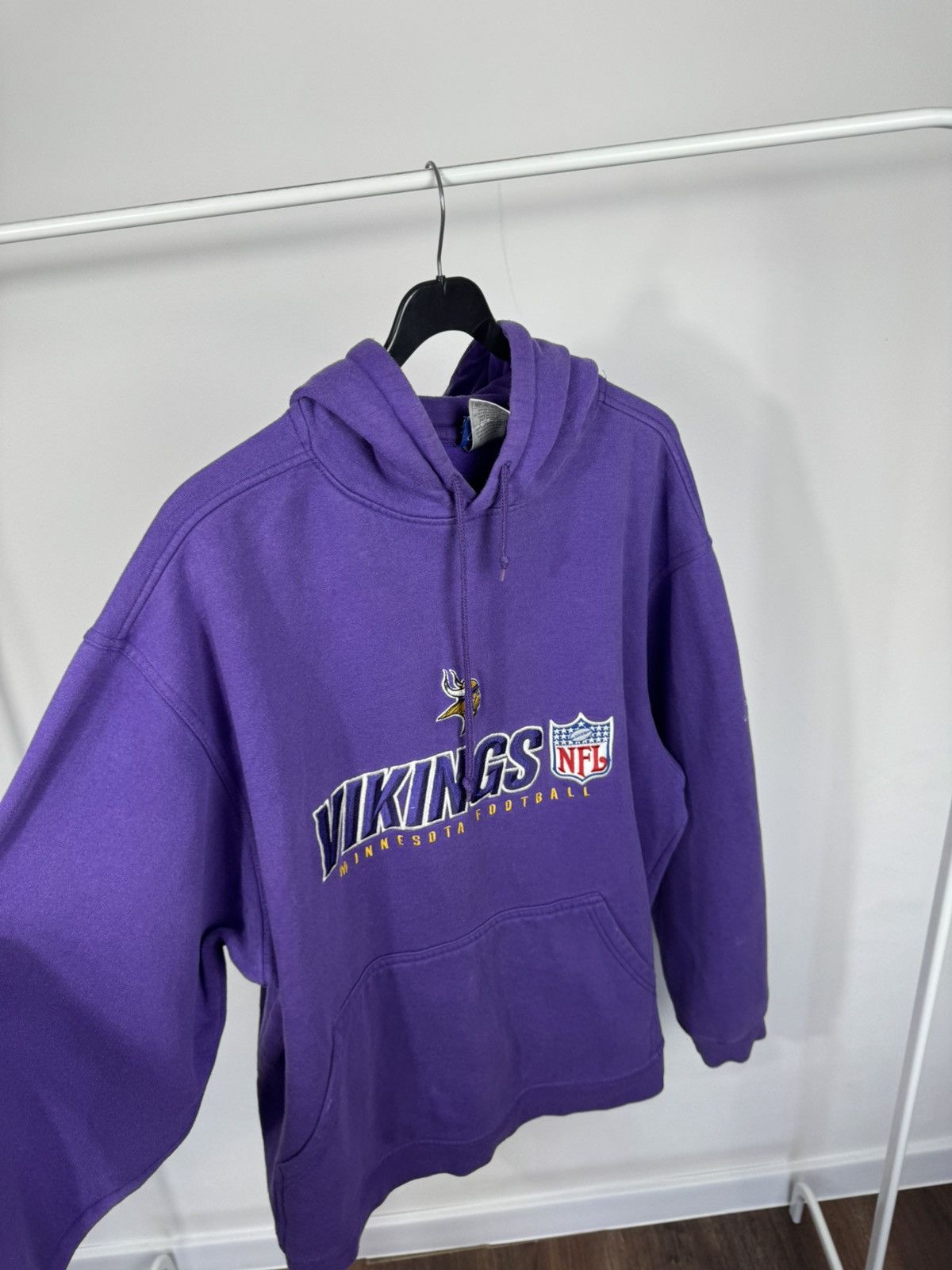 Reebok Vintage Reebok NFL Minnesota Vikings Hoodie Sweatshirt XL Size US XL / EU 56 / 4 - 10 Thumbnail