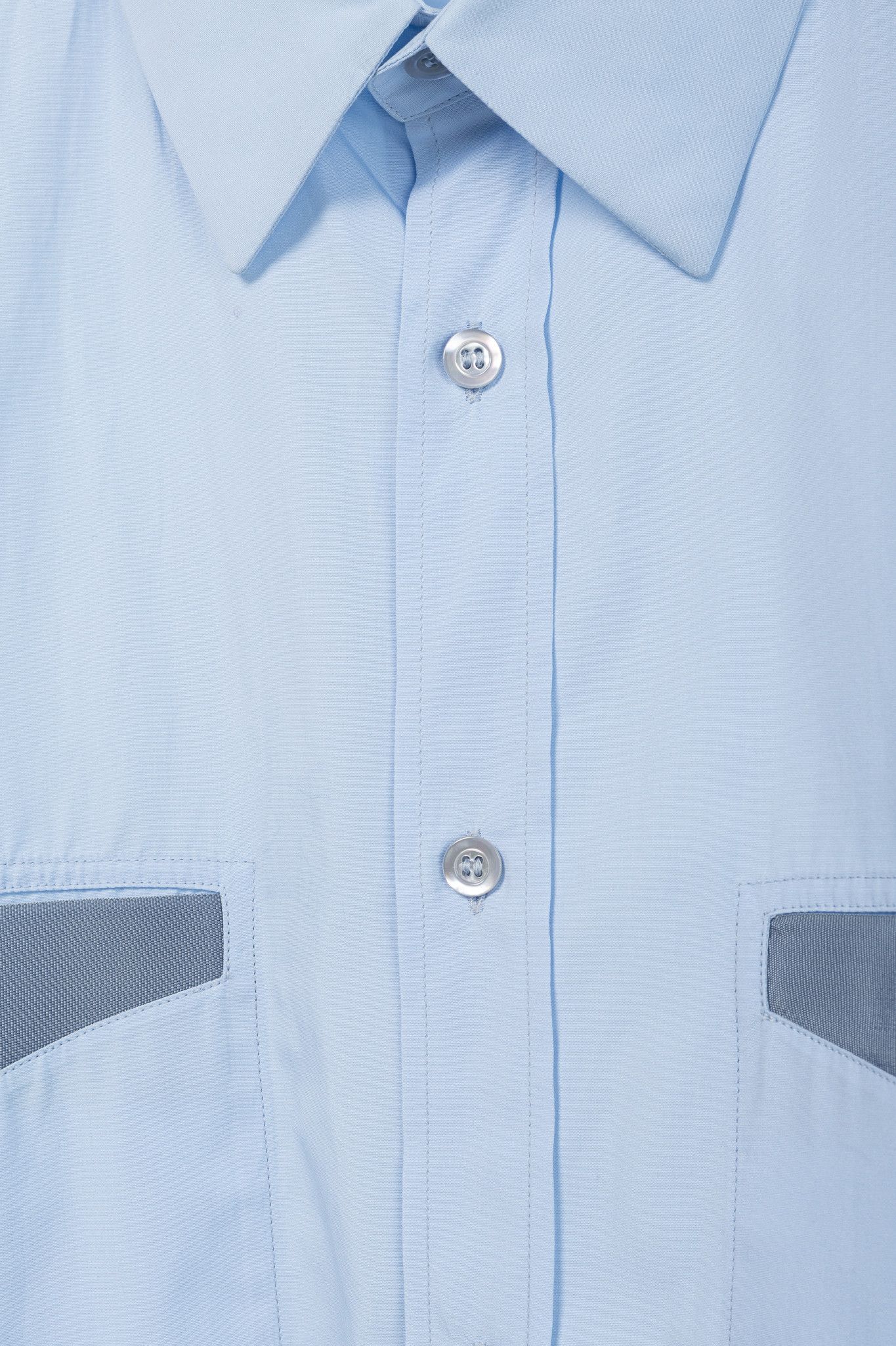 Alexander McQueen Alexander McQueen Cotton-Poplin Grosgrain-Trim Button Shirt Size US XL / EU 56 / 4 - 9 Thumbnail