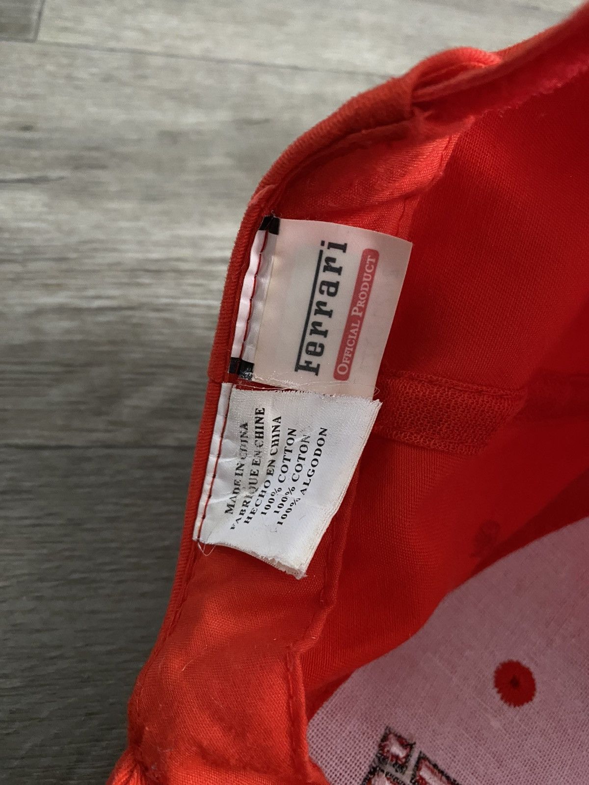 Ferrari × Vintage 🫧Ferrari Gear Official Cap Size ONE SIZE - 6 Thumbnail