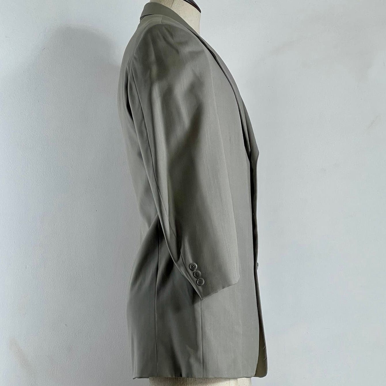 Corneliani Corneliani Made Italy Mens Light Gray Wool Blazer Jacket 40R Size US M / EU 48-50 / 2 - 14 Thumbnail