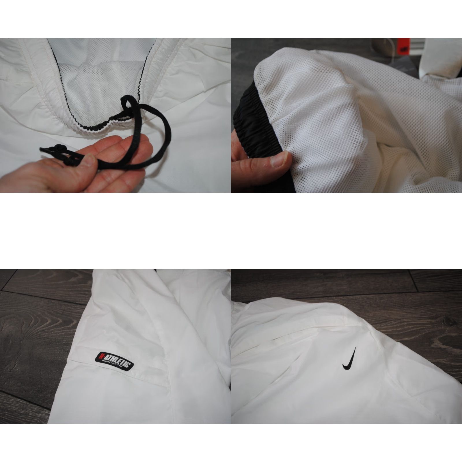 Nike Nike Athletic Vintage Long Shorts Mens Large White 2004 XS? Size US 33 - 8 Thumbnail