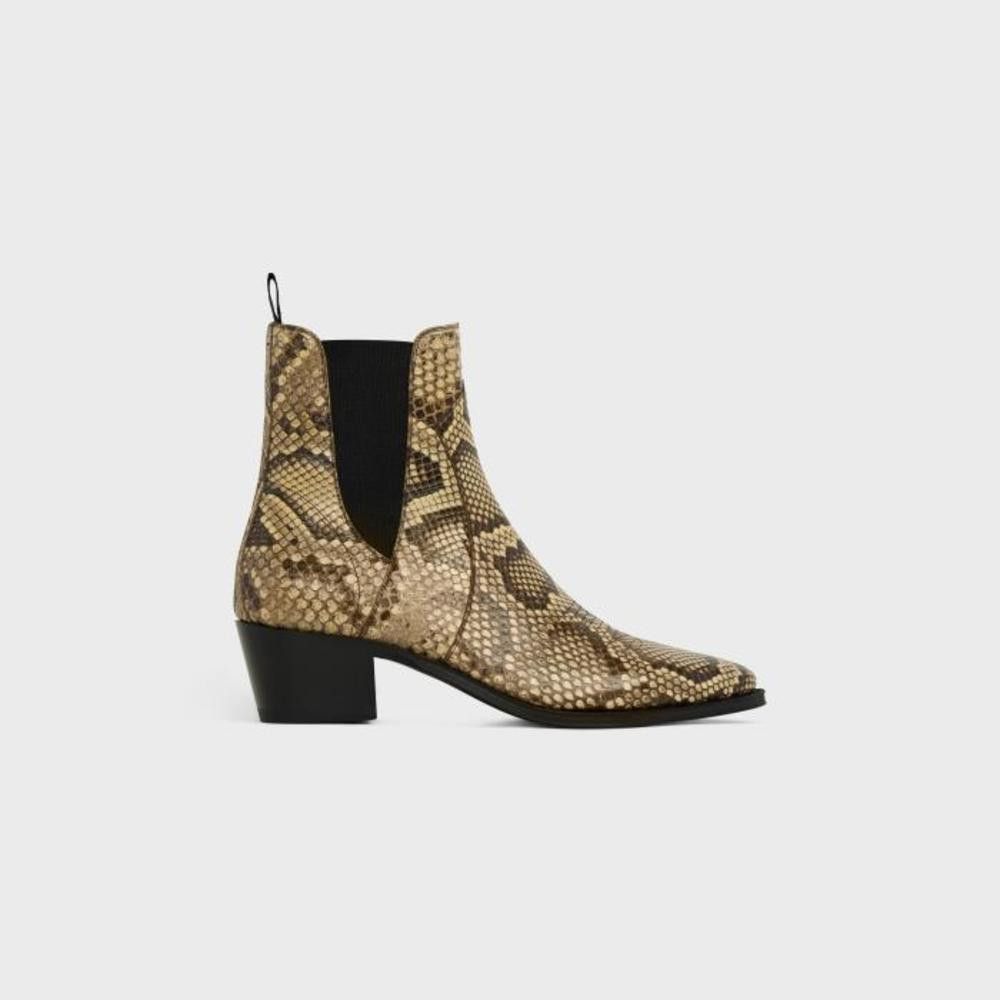 Celine o1bcso1str1123 333164144C.11LY Boots in Light Yellow Size US 8 / EU 41 - 1 Thumbnail