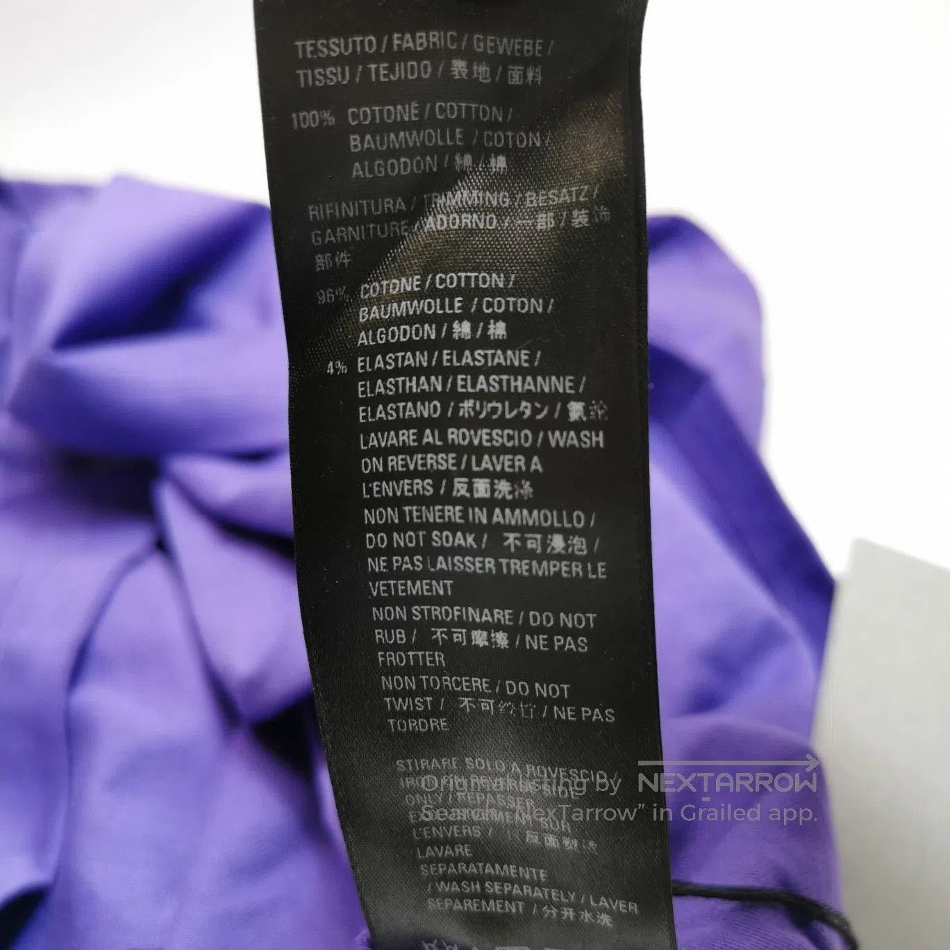 Balenciaga Purple Oversized 'be'be' Graphic T. Size US M / EU 48-50 / 2 - 8 Thumbnail