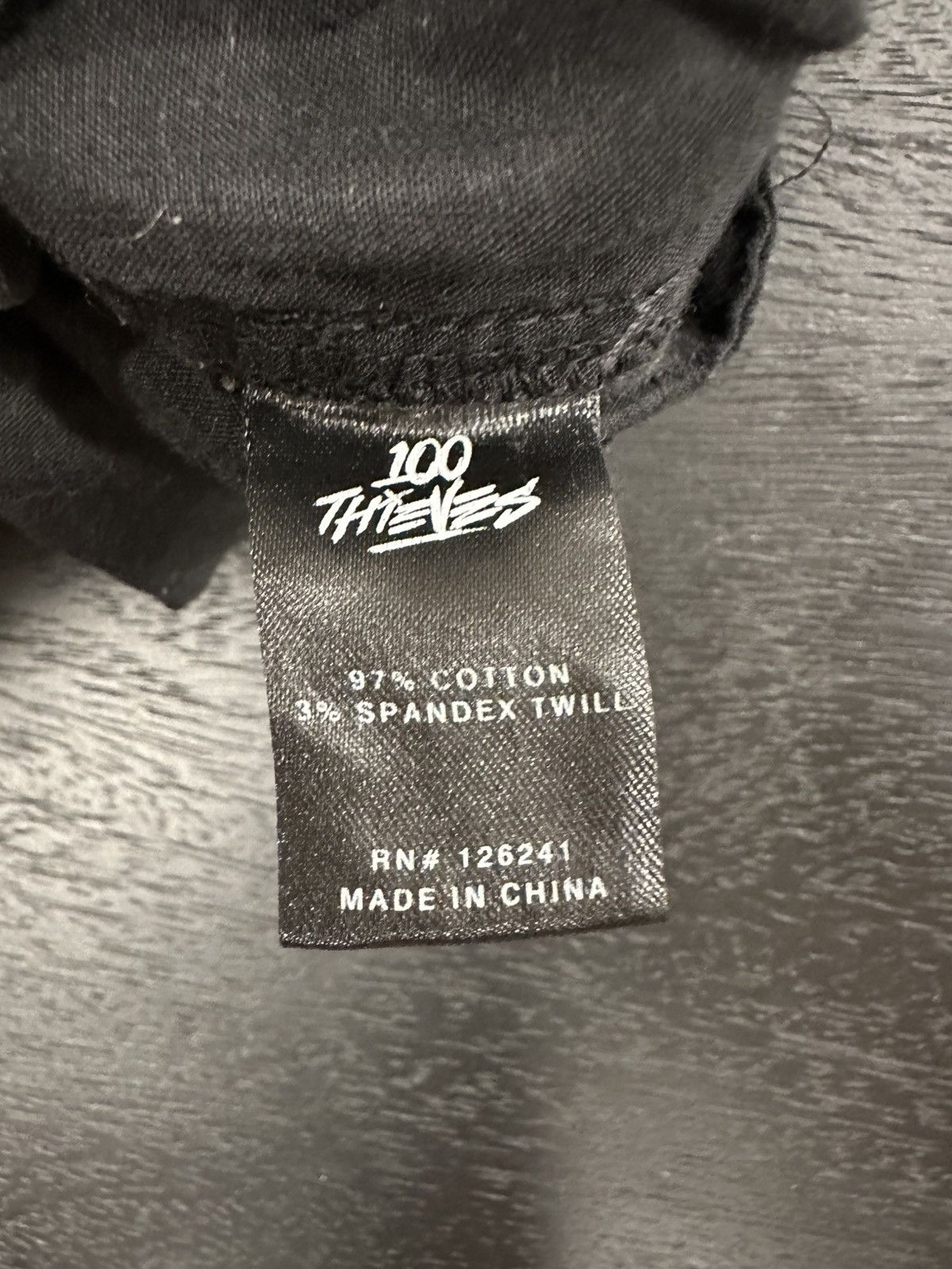 100 Thieves 100 Thieves Chino Pants — Black (30) Size US 30 / EU 46 - 6 Thumbnail