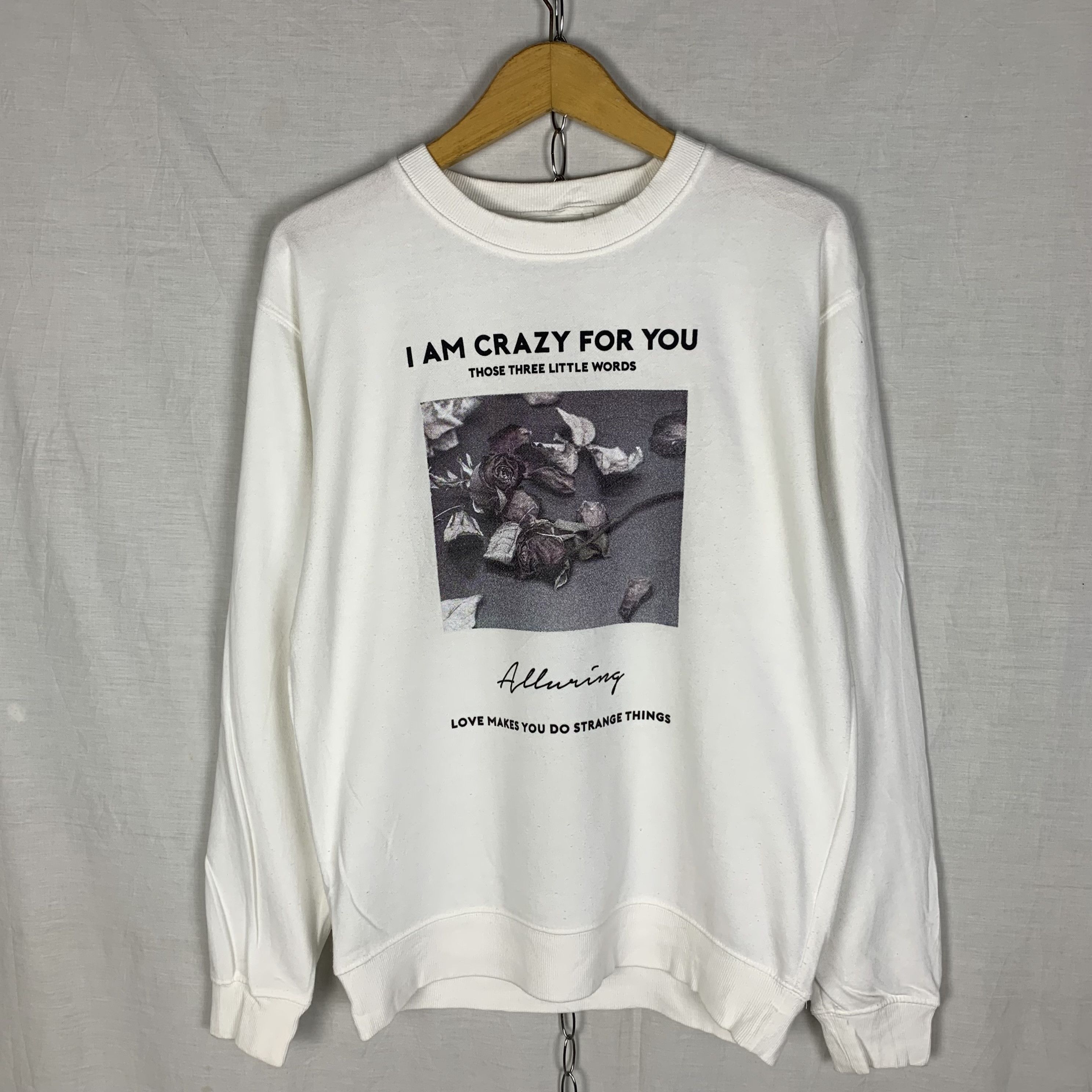 Japanese Brand WEGO Poem Sweatshirt Crewneck Size US M / EU 48-50 / 2 - 1 Thumbnail