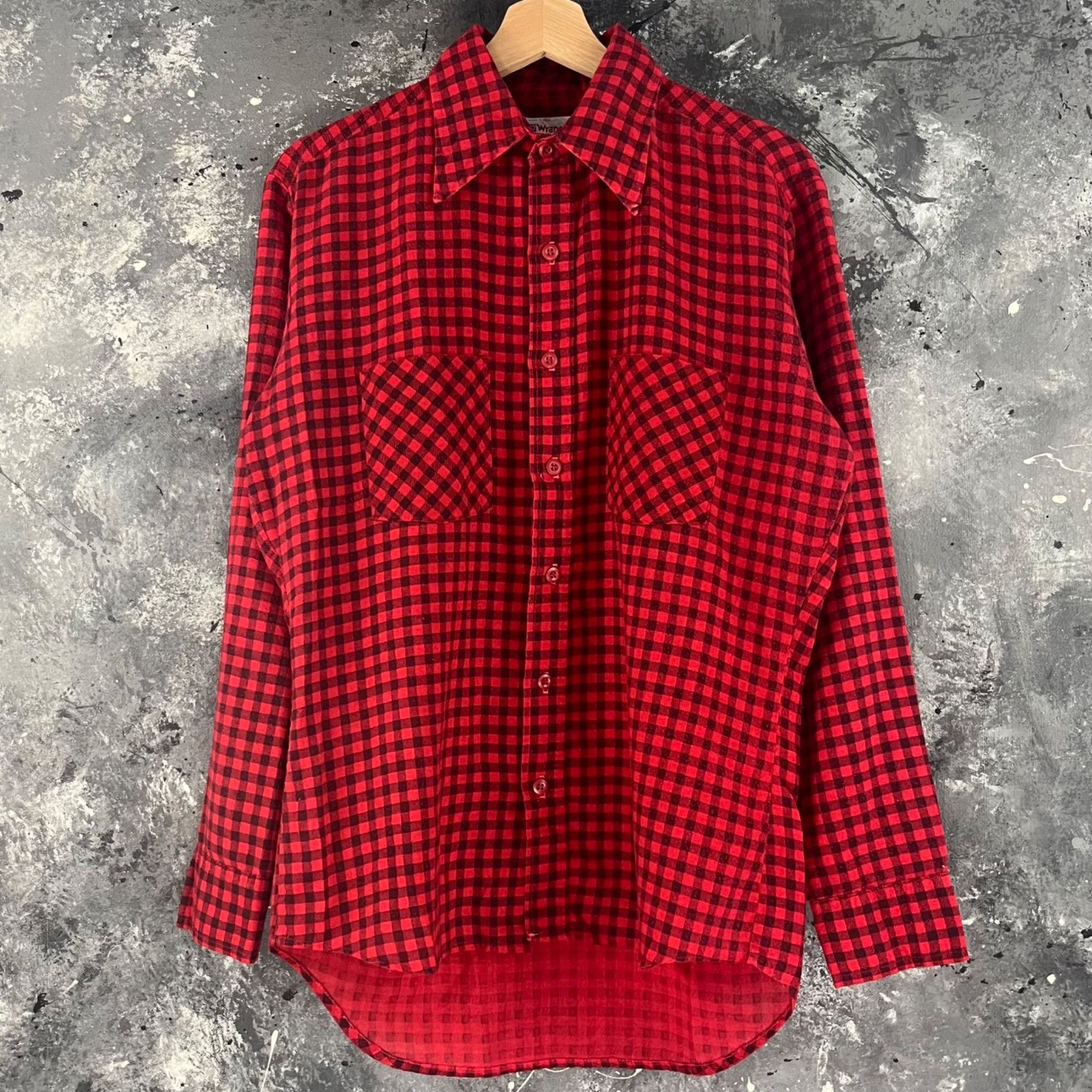 Vintage × Wrangler Vintage 80’s Wrangler button shirt Size US M / EU 48-50 / 2 - 1 Thumbnail