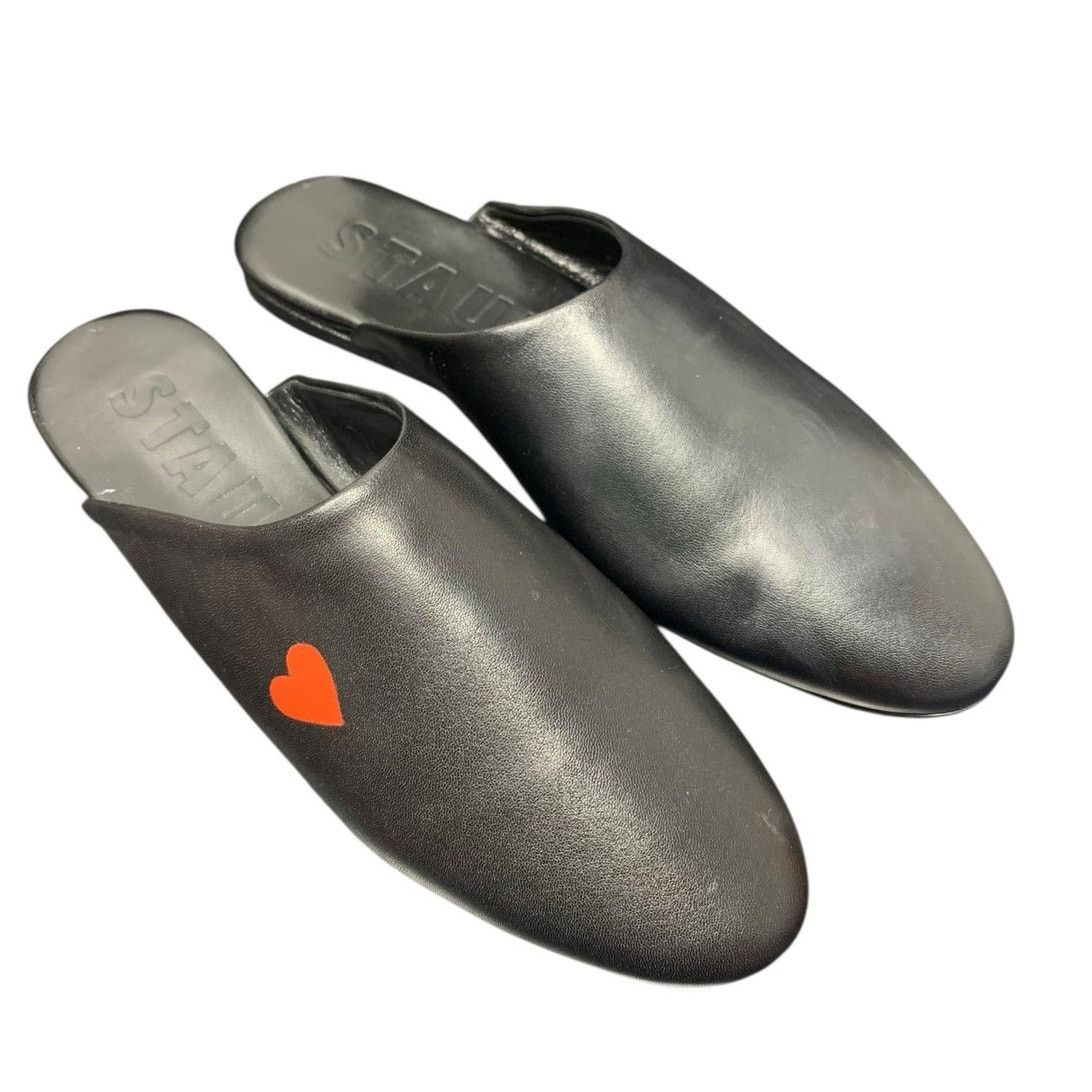 Staud STAUD Custom Abby Slipper Black with Heart SZ 38 EUR, 8 US Size US 8 / IT 38 - 1 Thumbnail