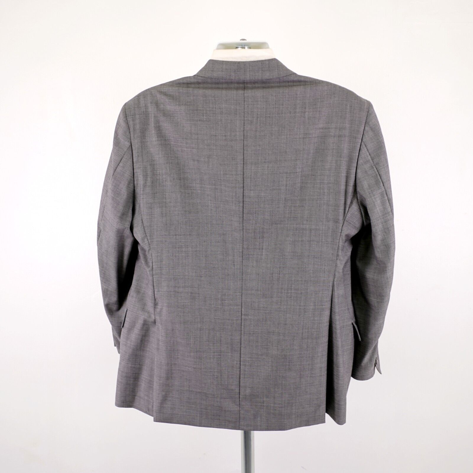Joseph Abboud Joseph Abboud Tollegno 1900 Super 120s Wool Gray Sharkskin 4 Size 42R - 6 Thumbnail
