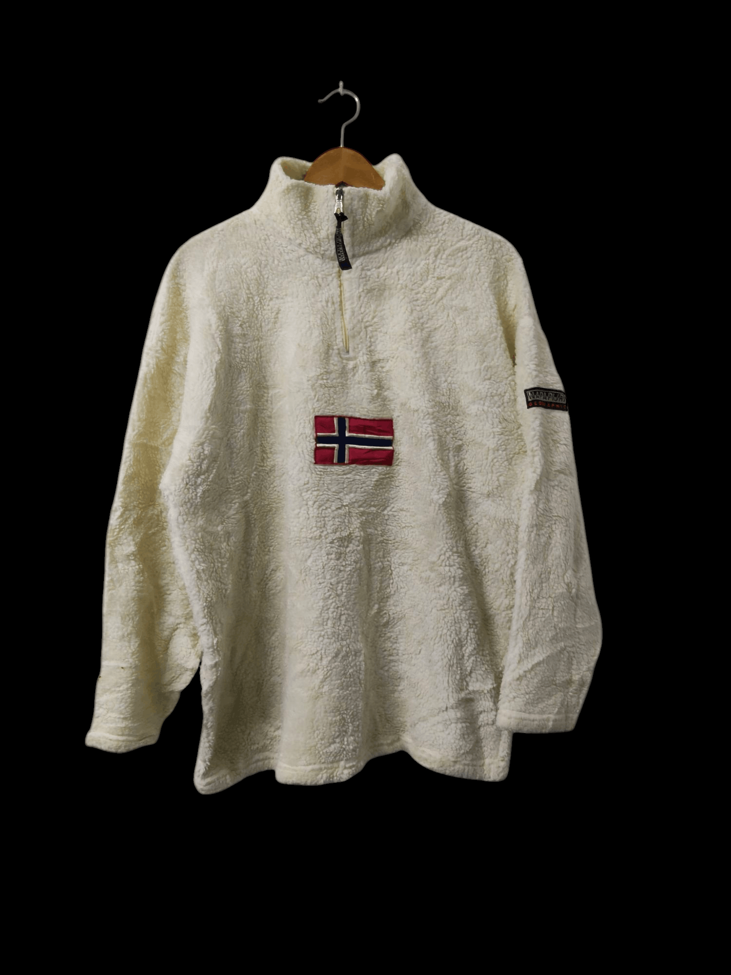 Napapijri × Vintage vintage NAPAPIJRI geographics fleece jacket Size US XL / EU 56 / 4 - 1 Thumbnail