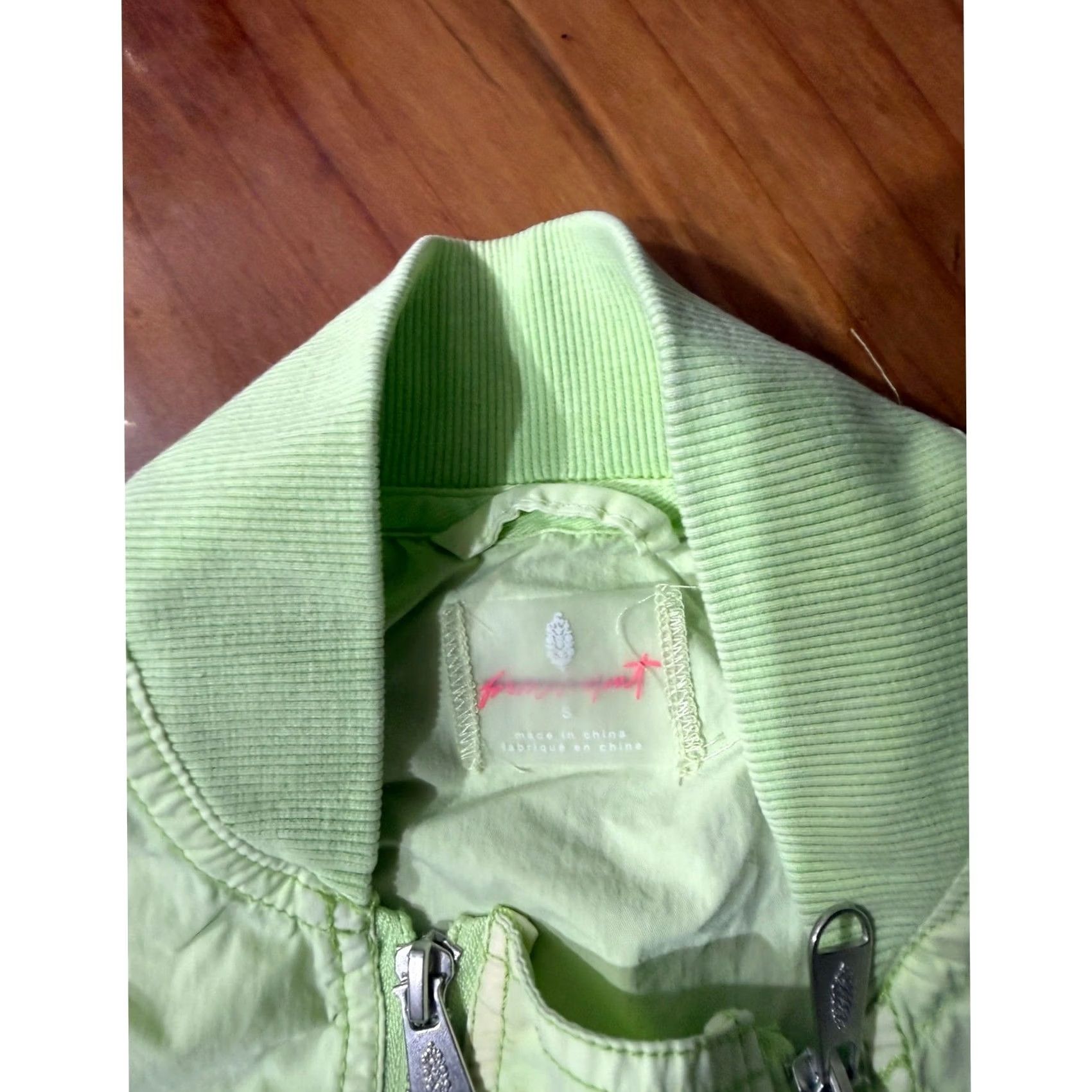 Free People Free People Movement Ascend Jumpsuit Small Cotton Zip Neon Pockets G3-11 Size 28" / US 6 / IT 42 - 4 Thumbnail