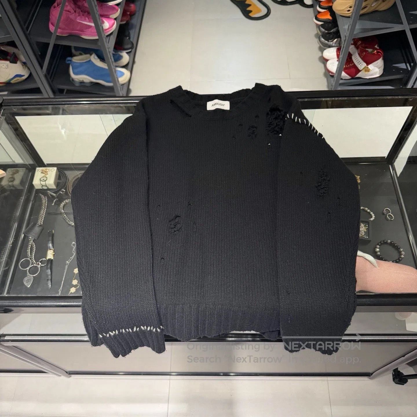 Ambush Design AMBUSH Asymmetric Hole Side Slit Knit. Size L / US 10 / IT 46 - 1 Thumbnail