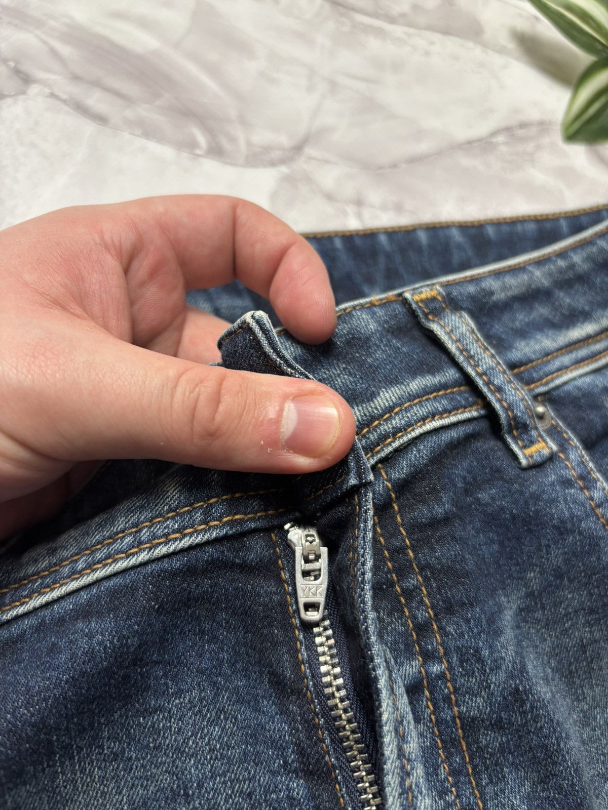 Diesel DIESEL 1979 Sleenker Jeans Skinny Faded Blue Mens 34 x 32 Size US 34 / EU 50 - 15 Thumbnail
