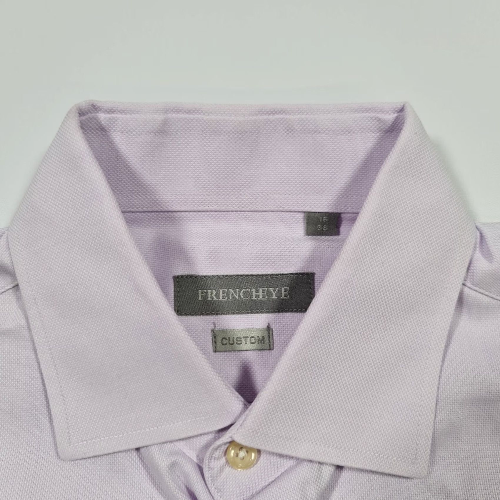 Vintage Frencheye Shirt Mens 15 Purple Long Sleeves Cotton Button Size US M / EU 48-50 / 2 - 3 Thumbnail