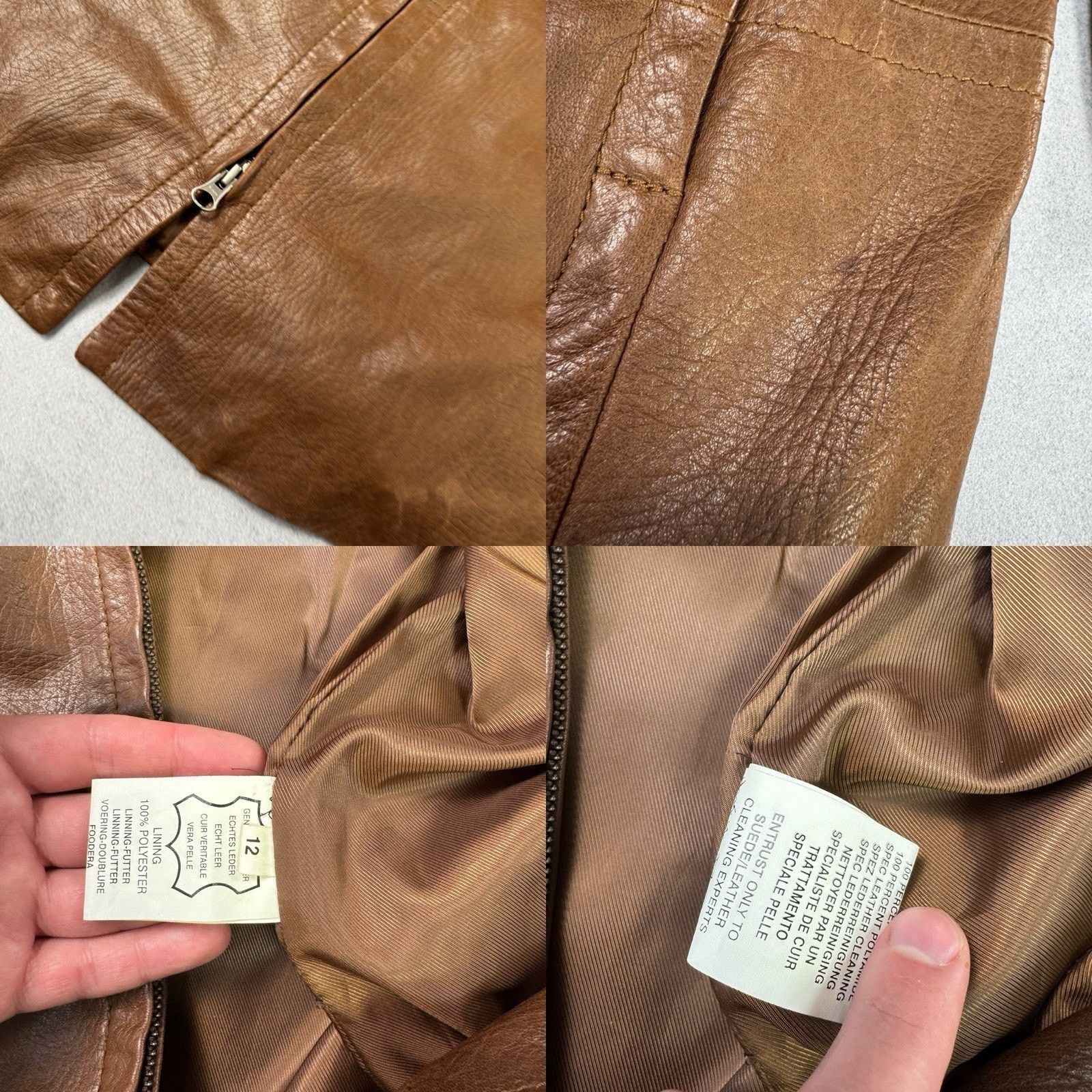 Weekend Max Mara Weekend Max Mara Women Leather Jacket Coat Size 12 Brown Size M / US 6-8 / IT 42-44 - 18 Thumbnail