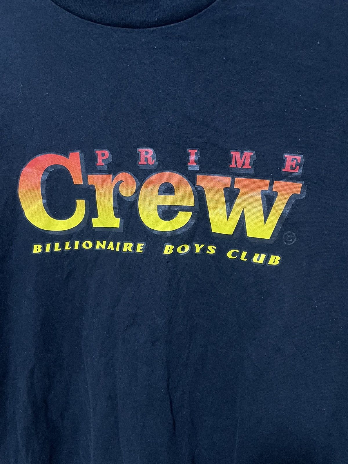 Billionaire Boys Club Billionaire Boys Club Vintage Prime Crew Logo Black Tee XL Size US XL / EU 56 / 4 - 6 Thumbnail