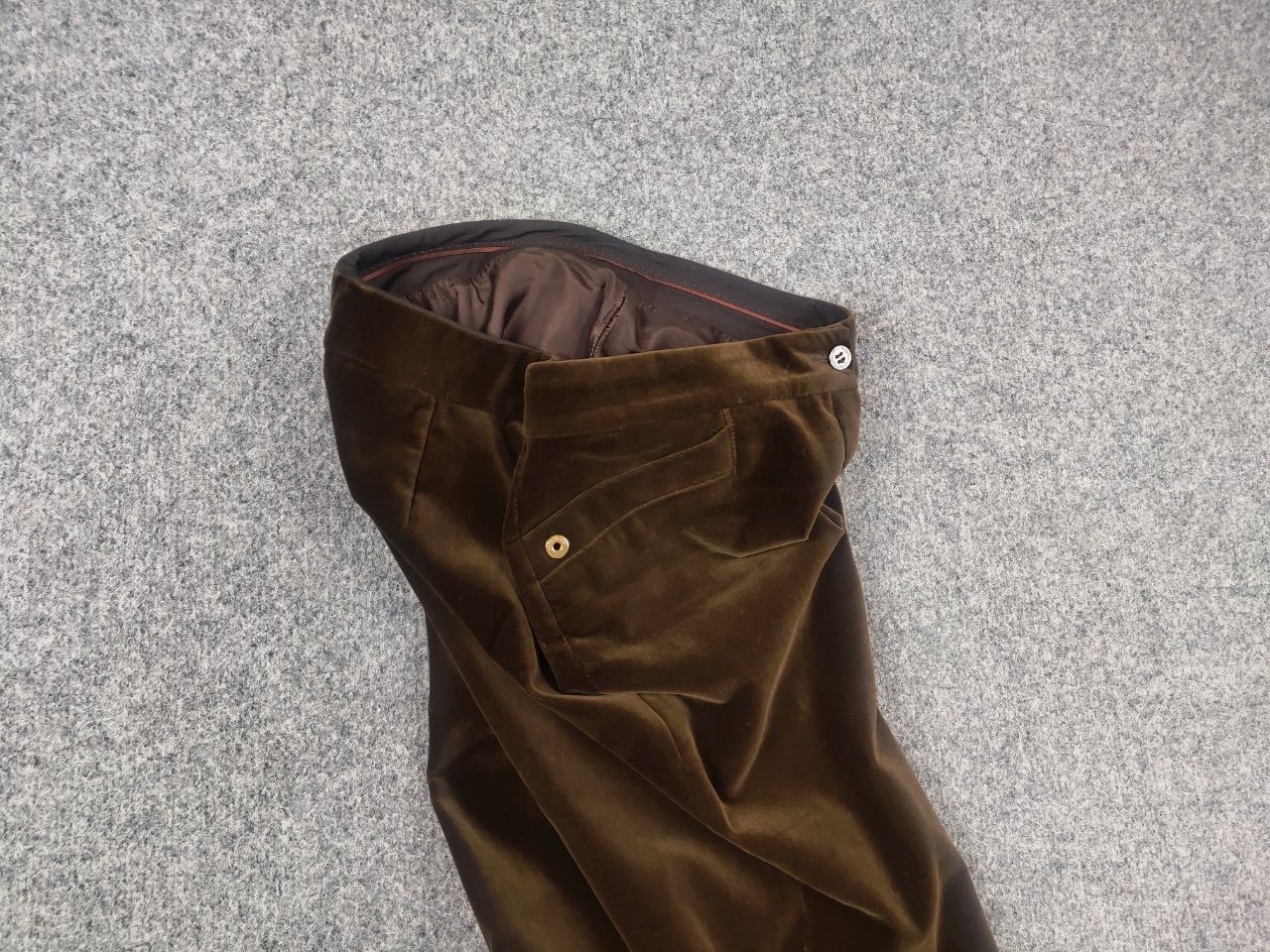 Loro Piana Loro piana Italy Design Velour straight trousers Pants Size 29" - 4 Thumbnail