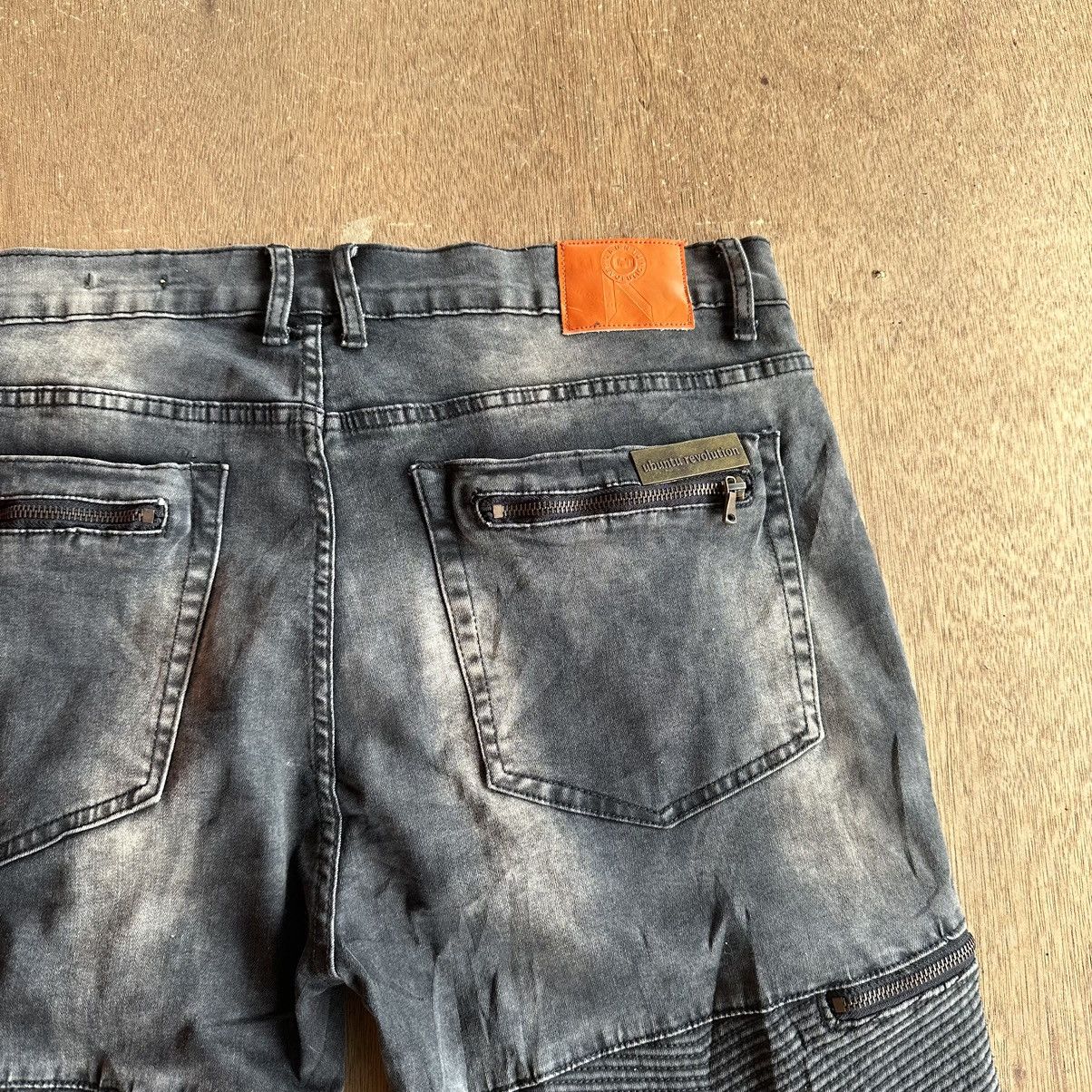 Japanese Brand W38 UBUNTU JAPAN MULTIZIPPER JEANS VINTAGE CROPPED PANT Size US 38 / EU 54 - 14 Thumbnail