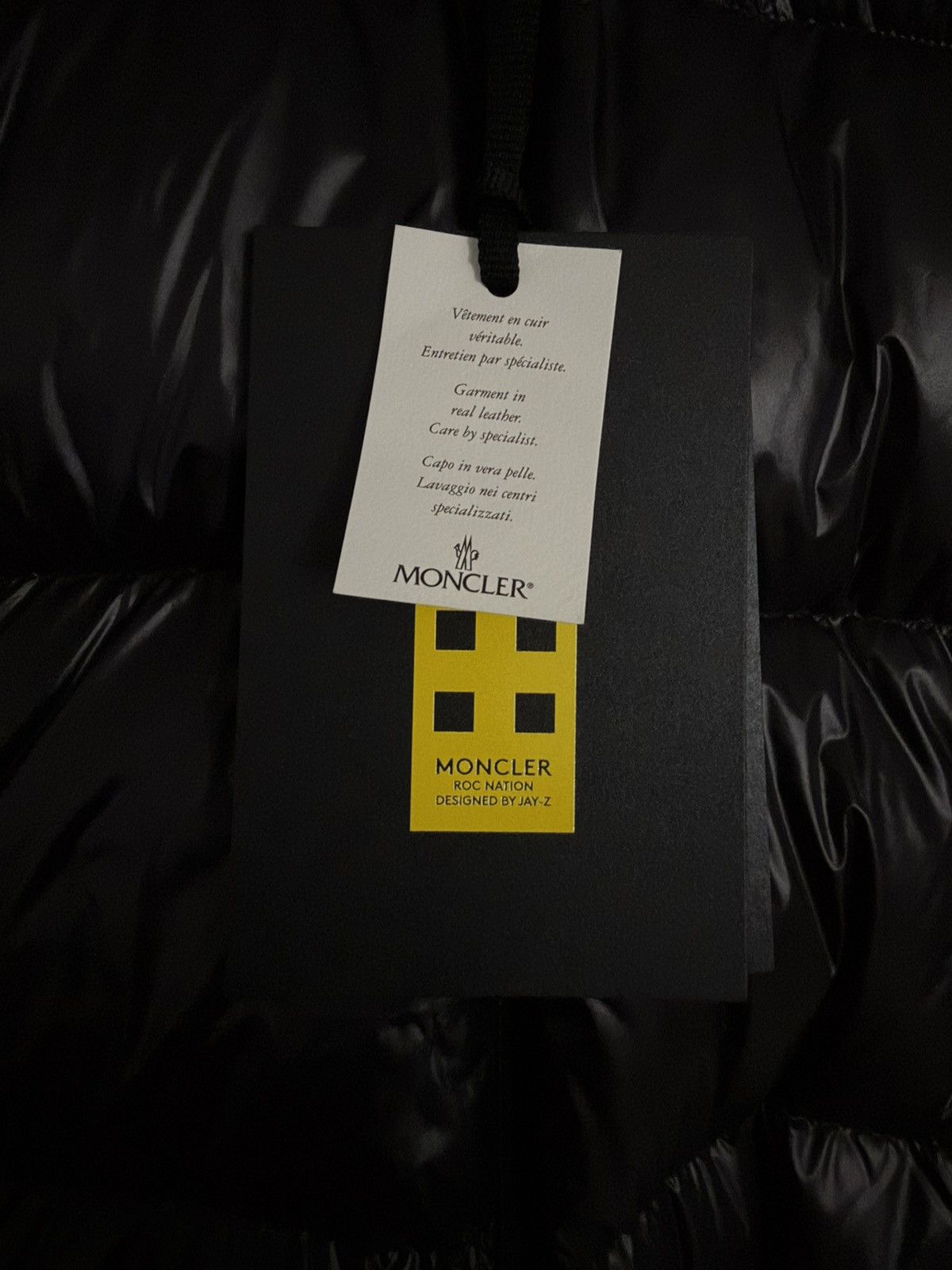 Moncler Genius NEW Moncler Genius Cassiopeia reverse bomber leather jacket Size US L / EU 52-54 / 3 - 9 Thumbnail