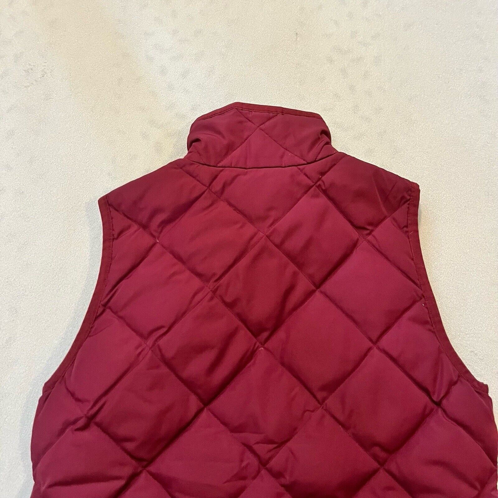 J.Crew J Crew Womens Vest Red Quilted Excursion Puffer Full Zip Dow Size XS / US 0-2 / IT 36-38 - 7 Thumbnail