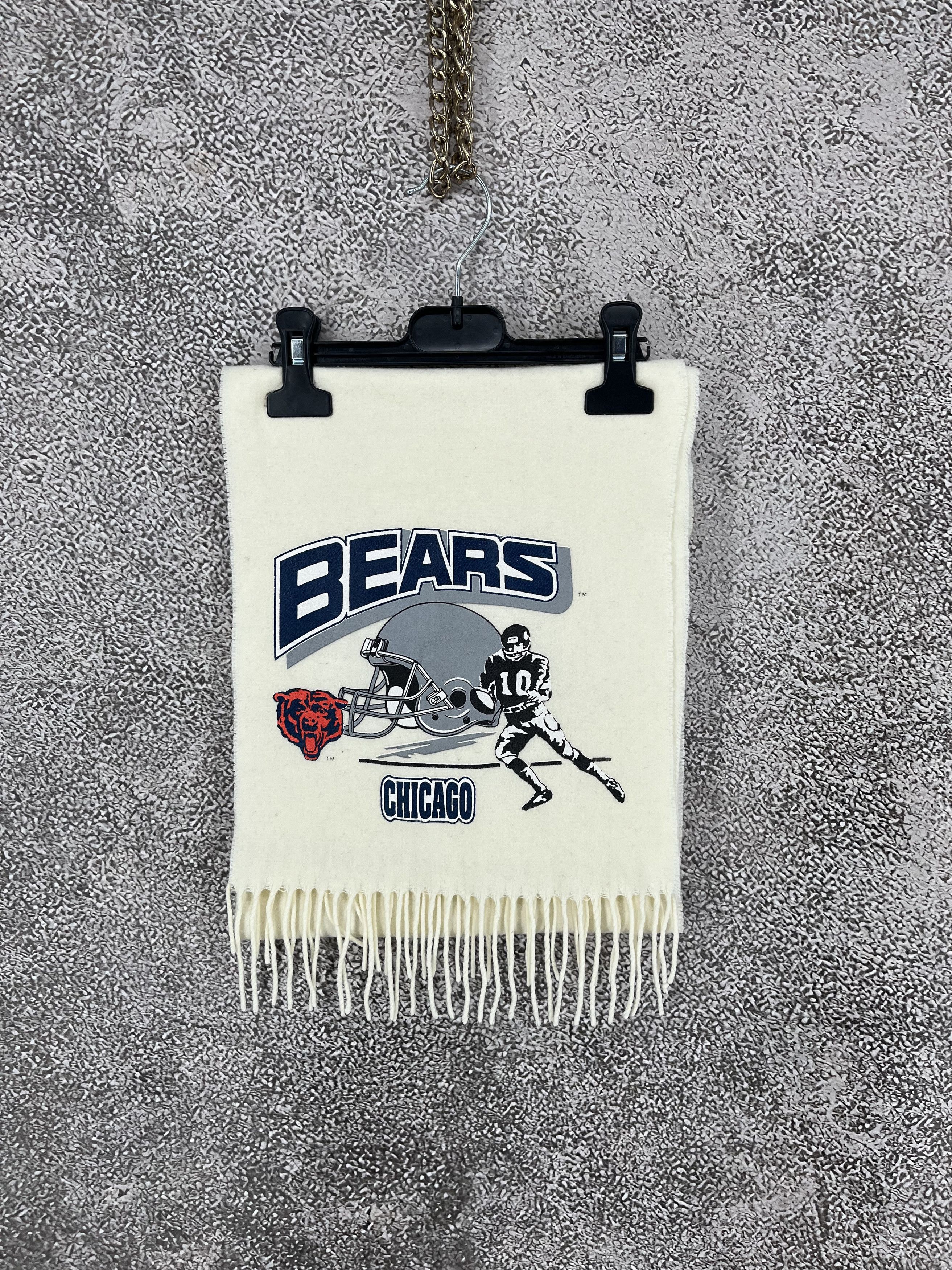 Vintage Vintage Chicago Bears NFL Scarf 90S Size ONE SIZE - 1 Thumbnail